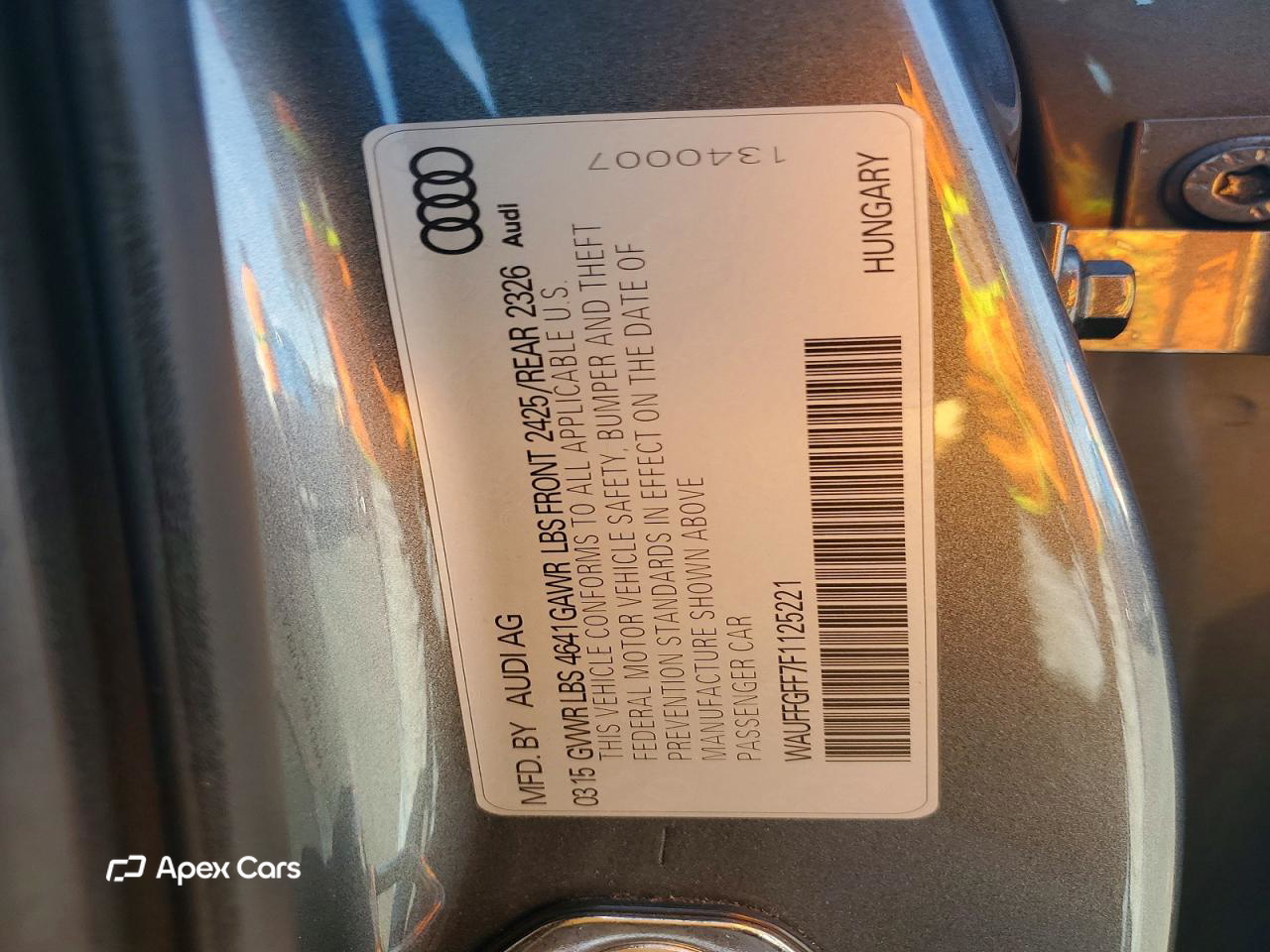 Audi S3 2015