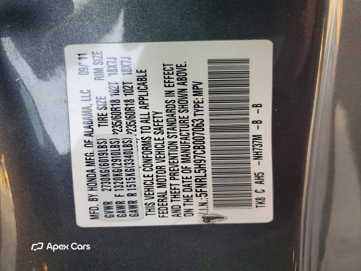 Honda Odyssey 2012
