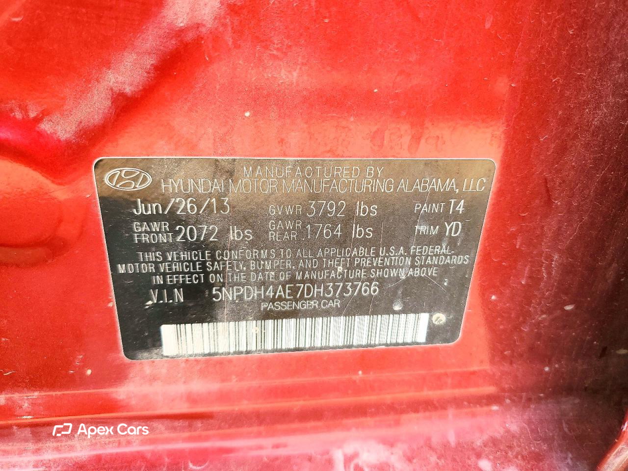 Hyundai Elantra 2013