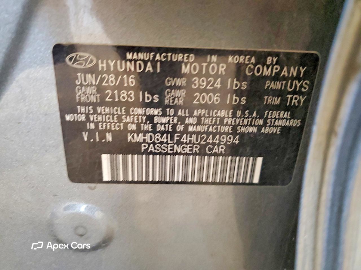 Hyundai Elantra 2017