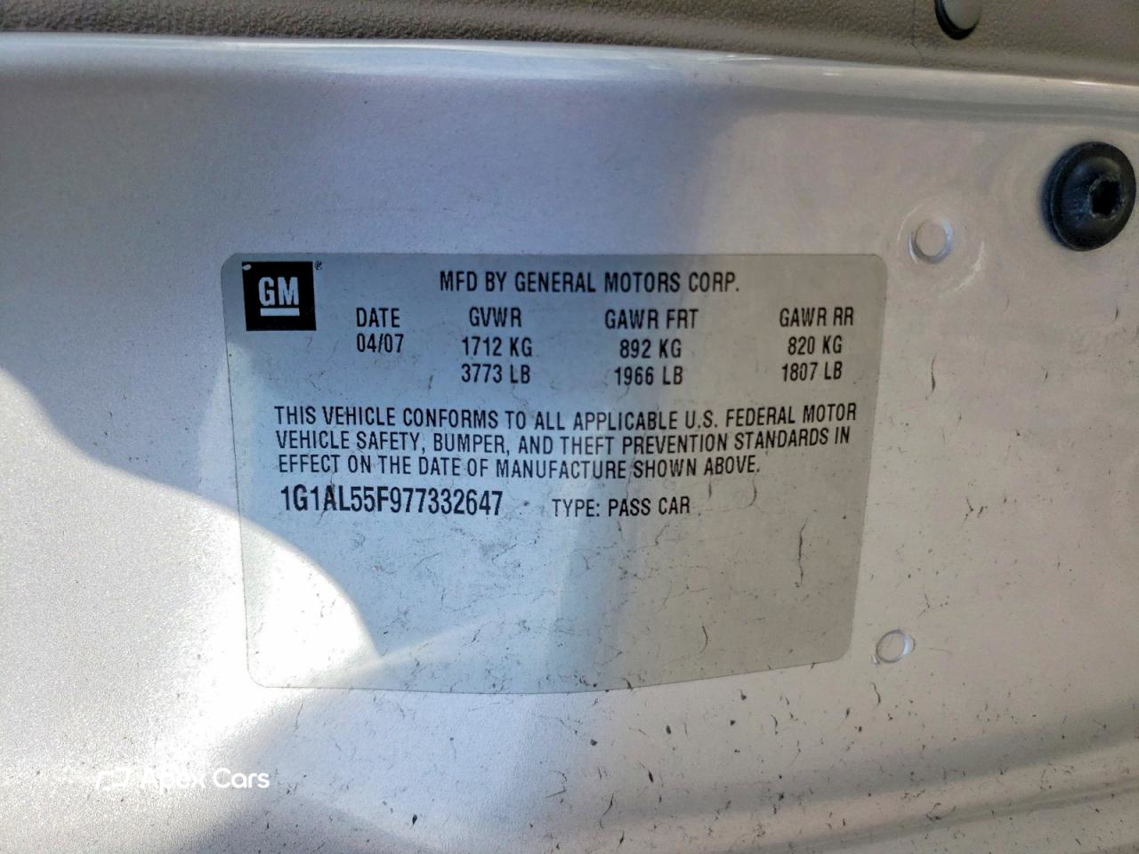 Chevrolet Cobalt 2007