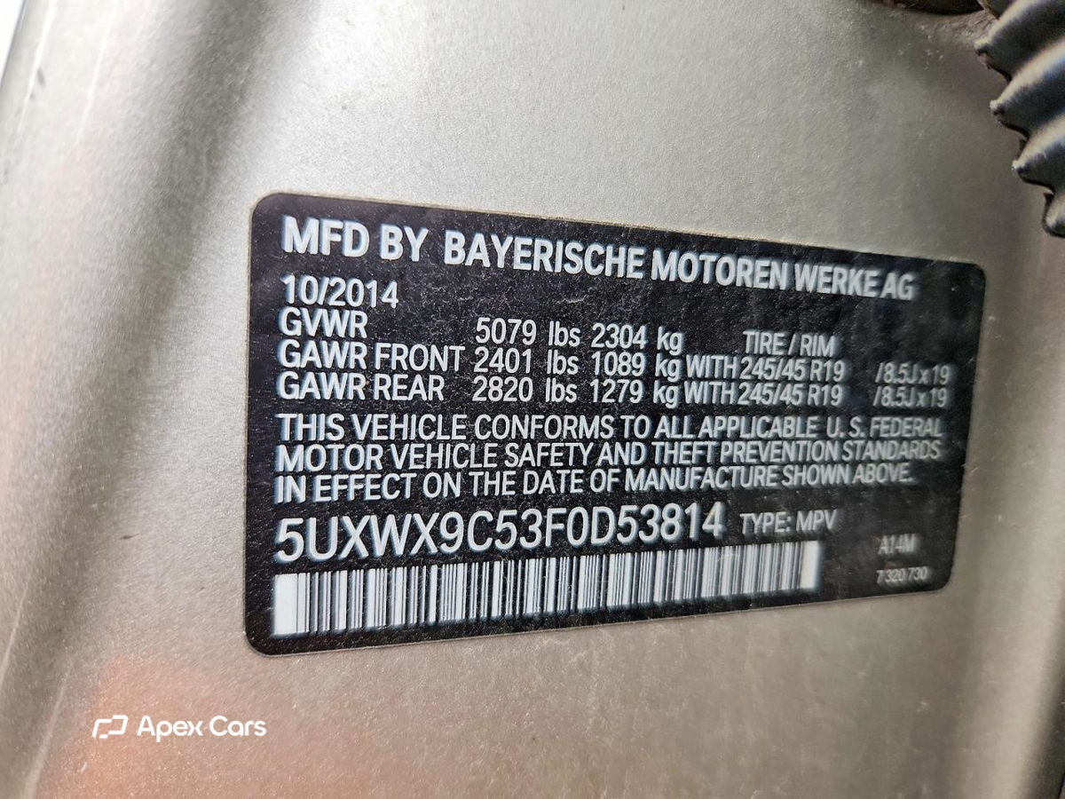 BMW X3 2015
