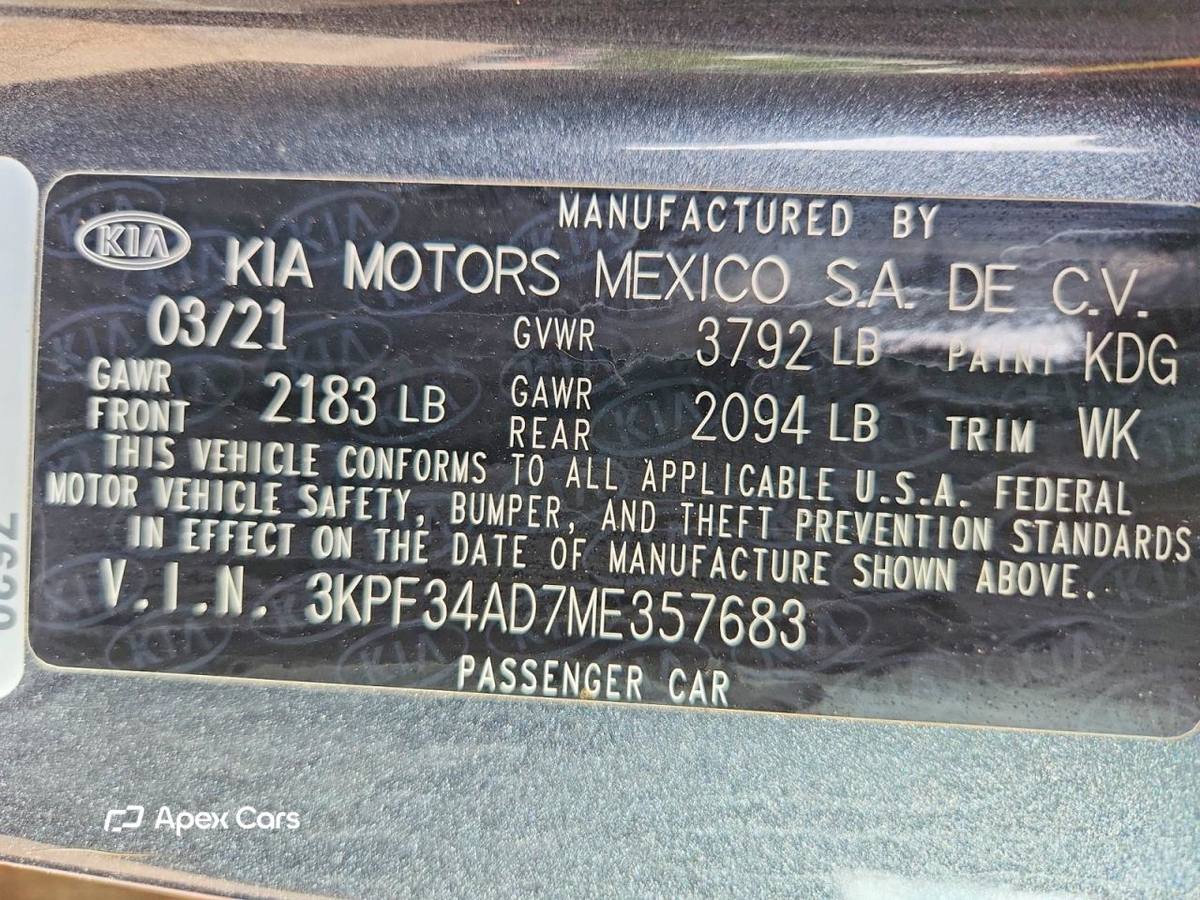 Kia Forte 2021