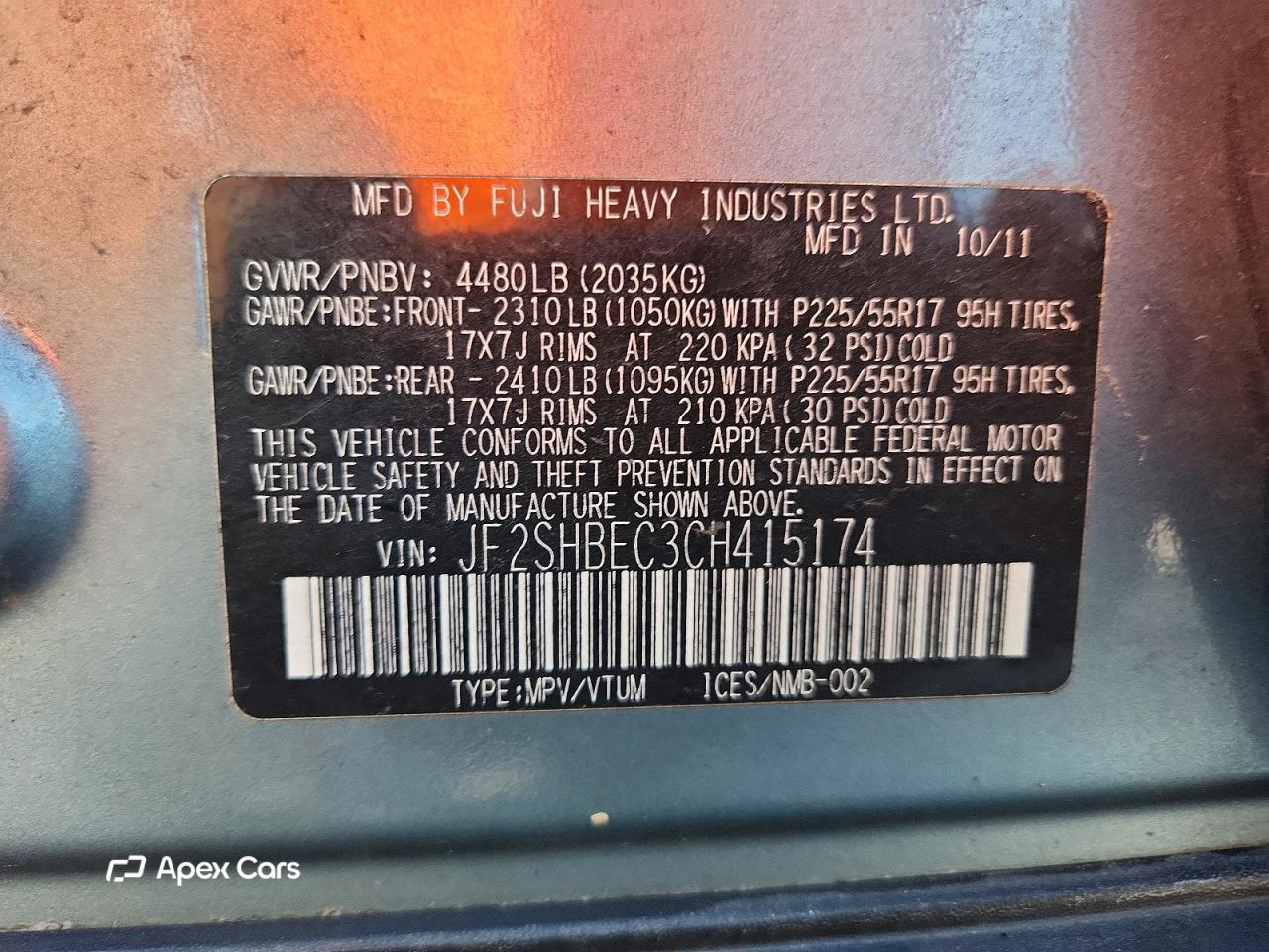 Subaru Forester 2012
