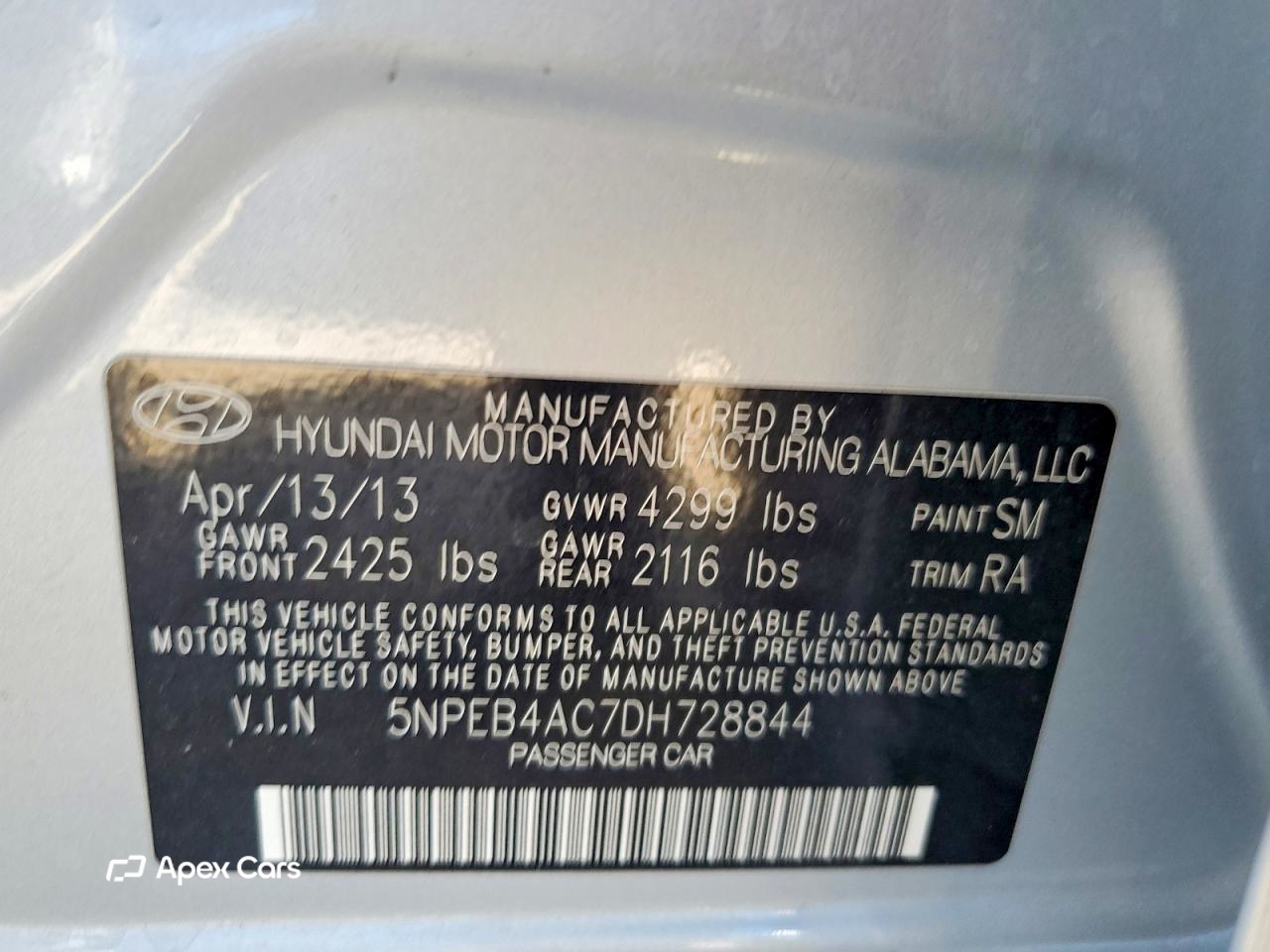 Hyundai Sonata 2013