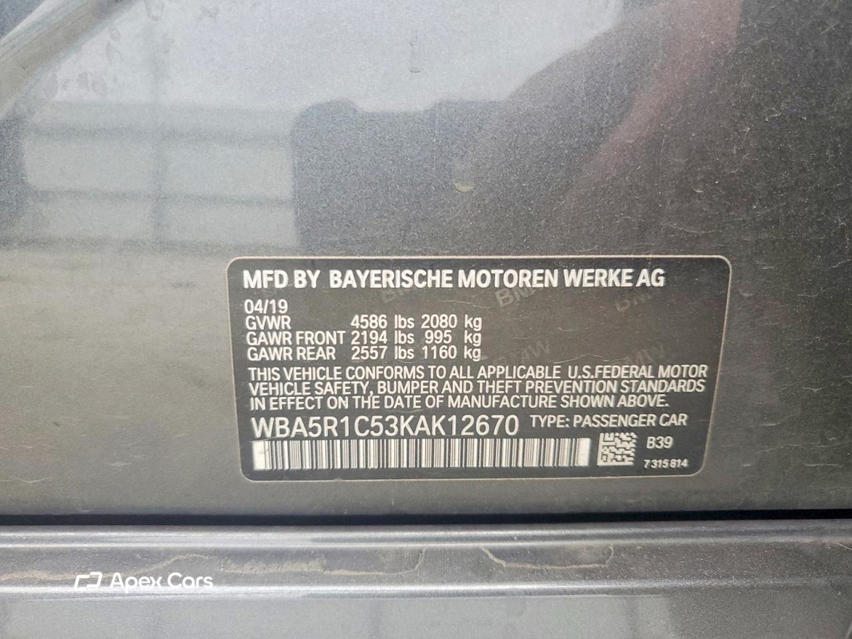 BMW Series 3 2019