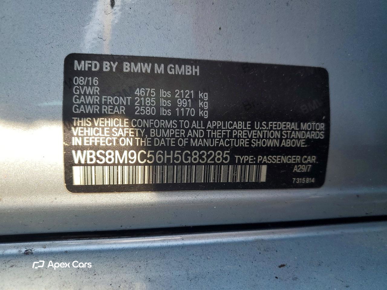 BMW M3 2017