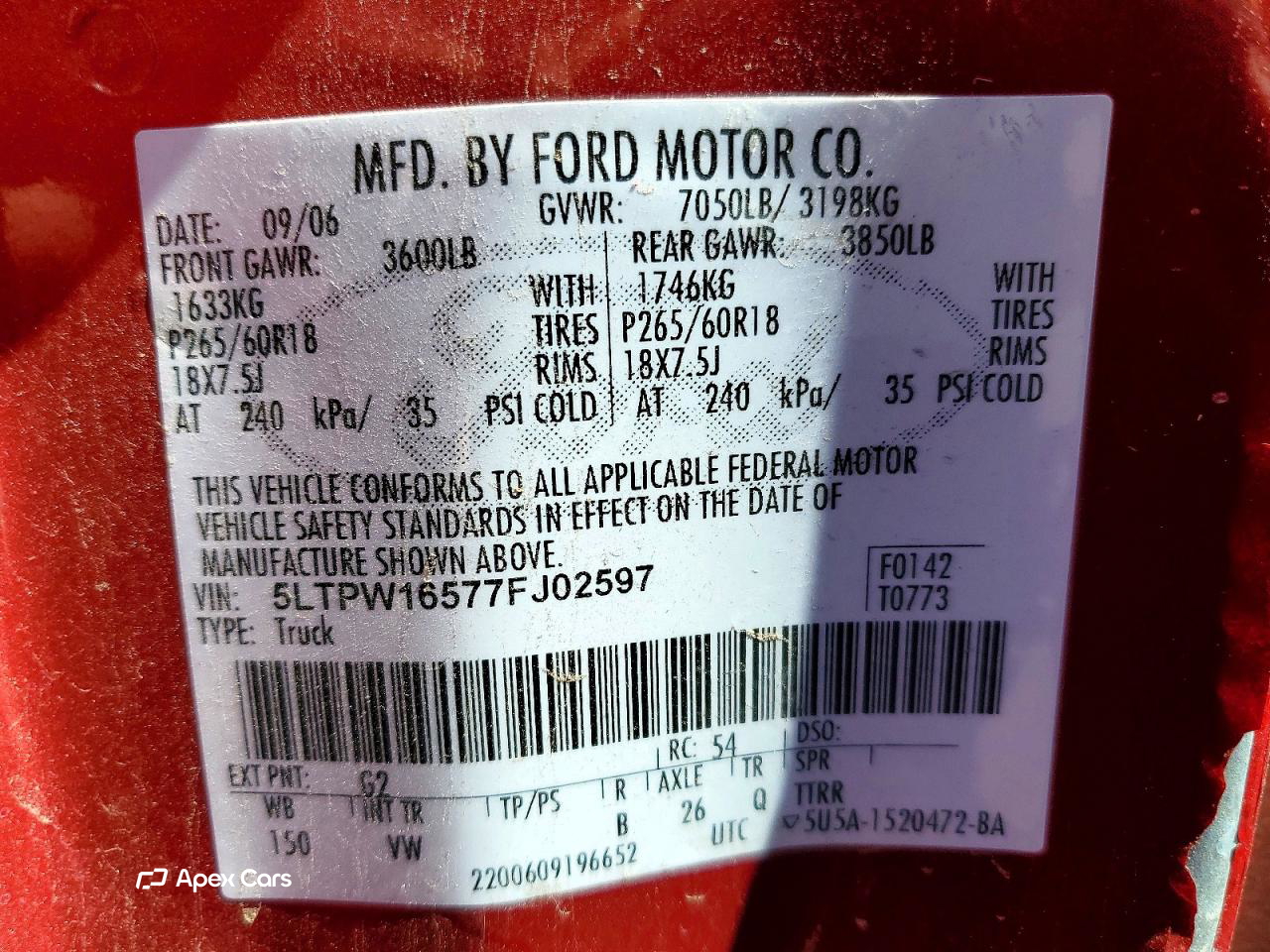 Lincoln Mark LT 2007