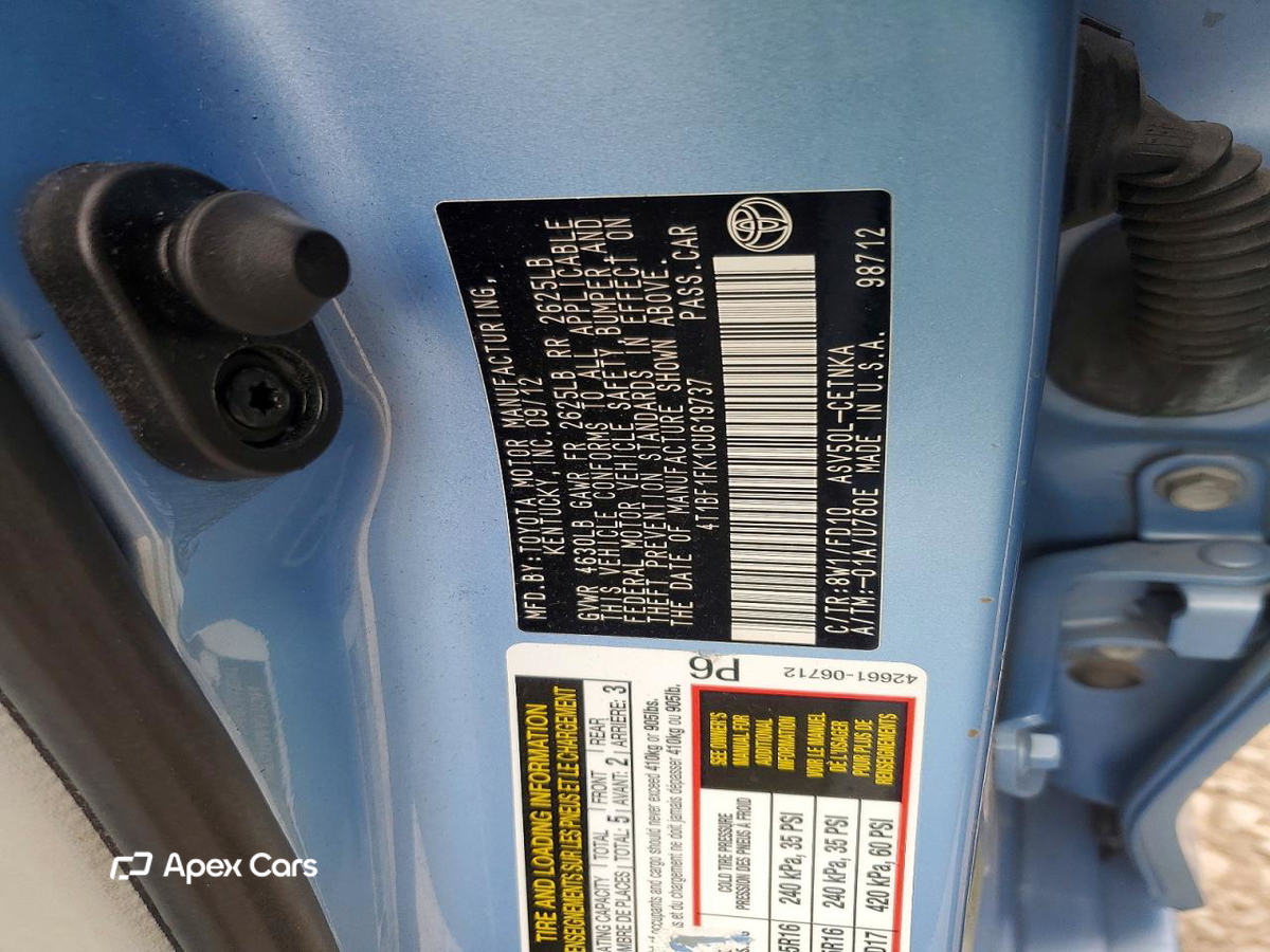 Toyota Camry 2012