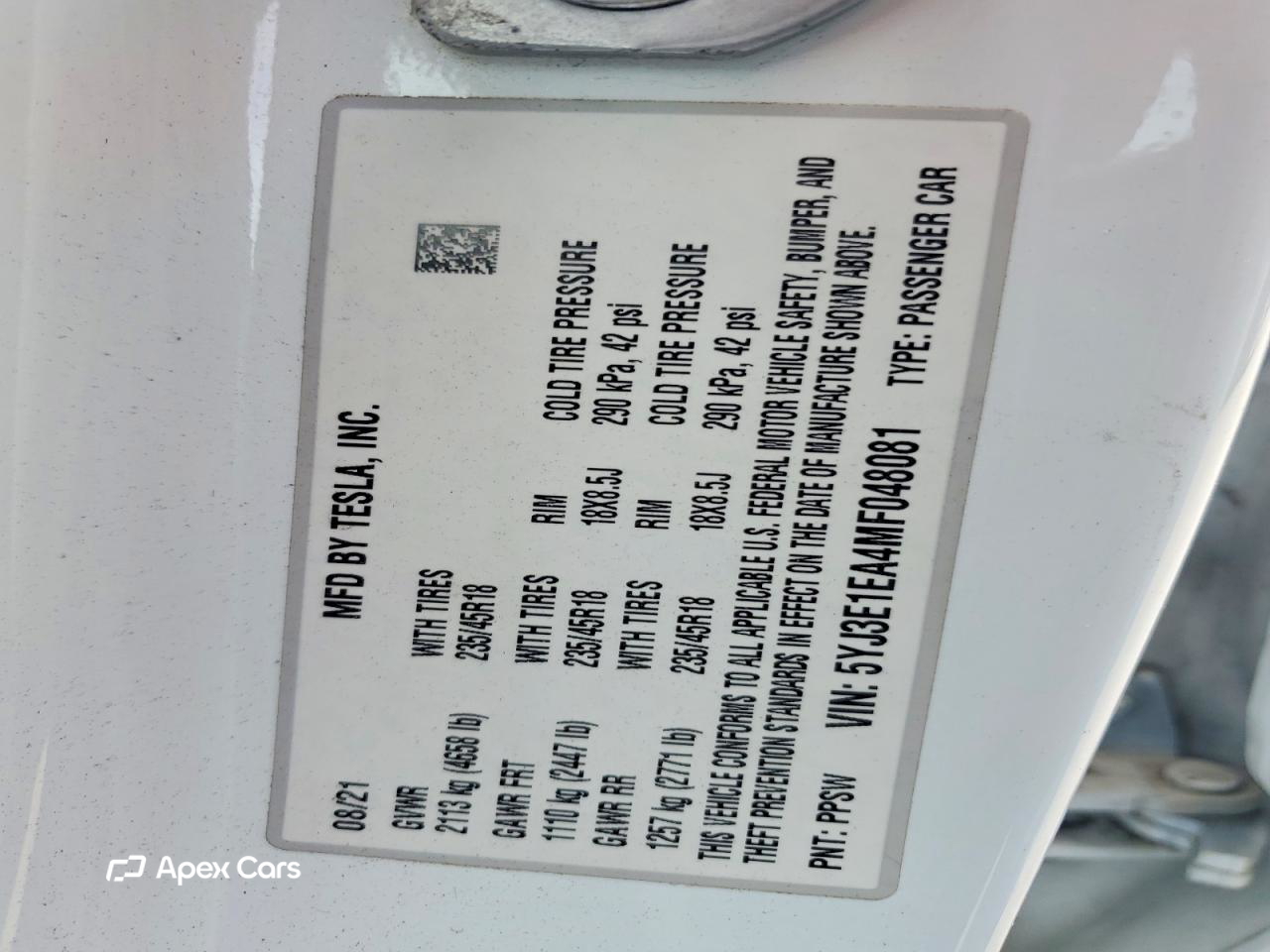 Tesla Model 3 2021