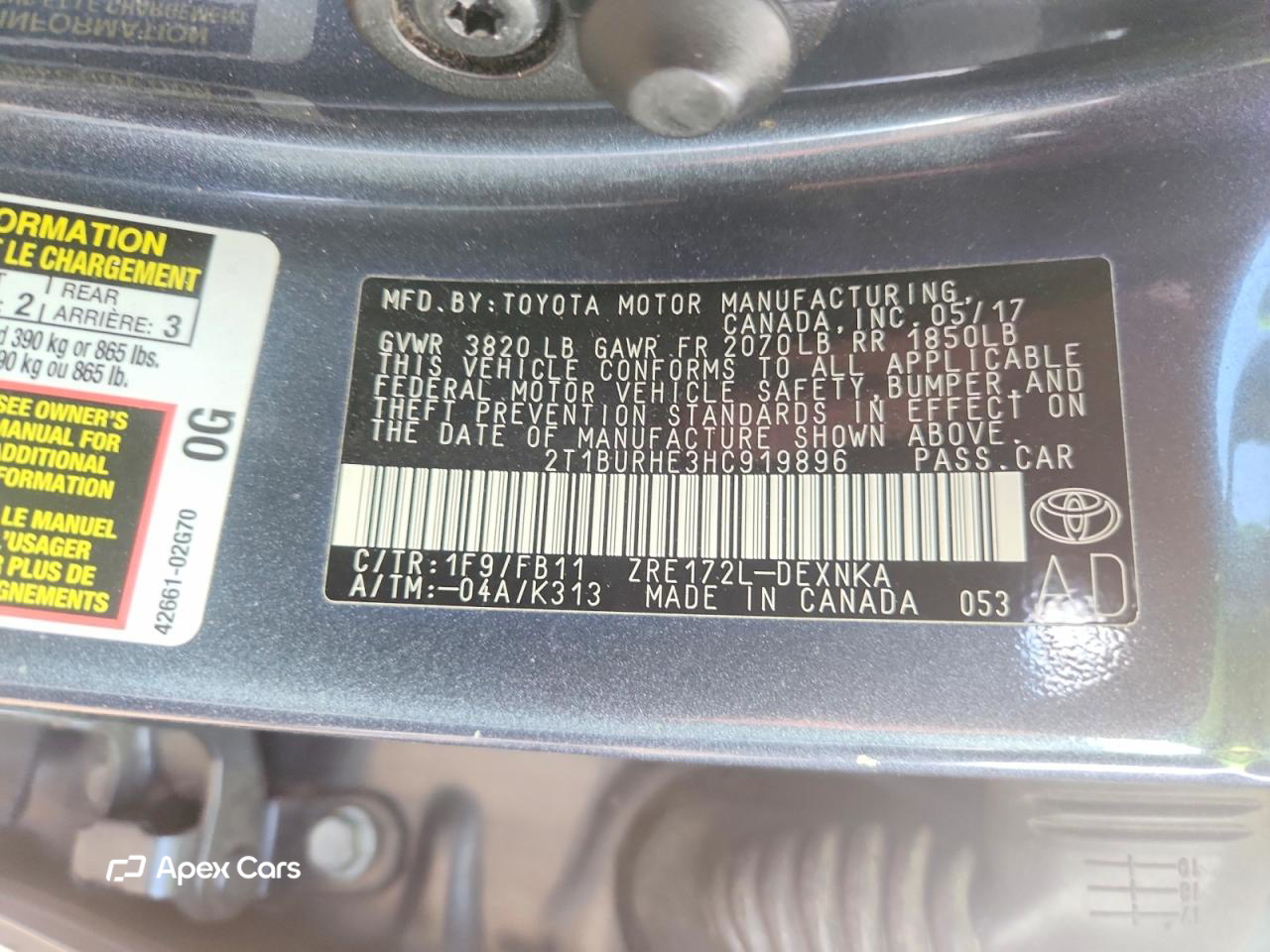 Toyota Corolla 2017