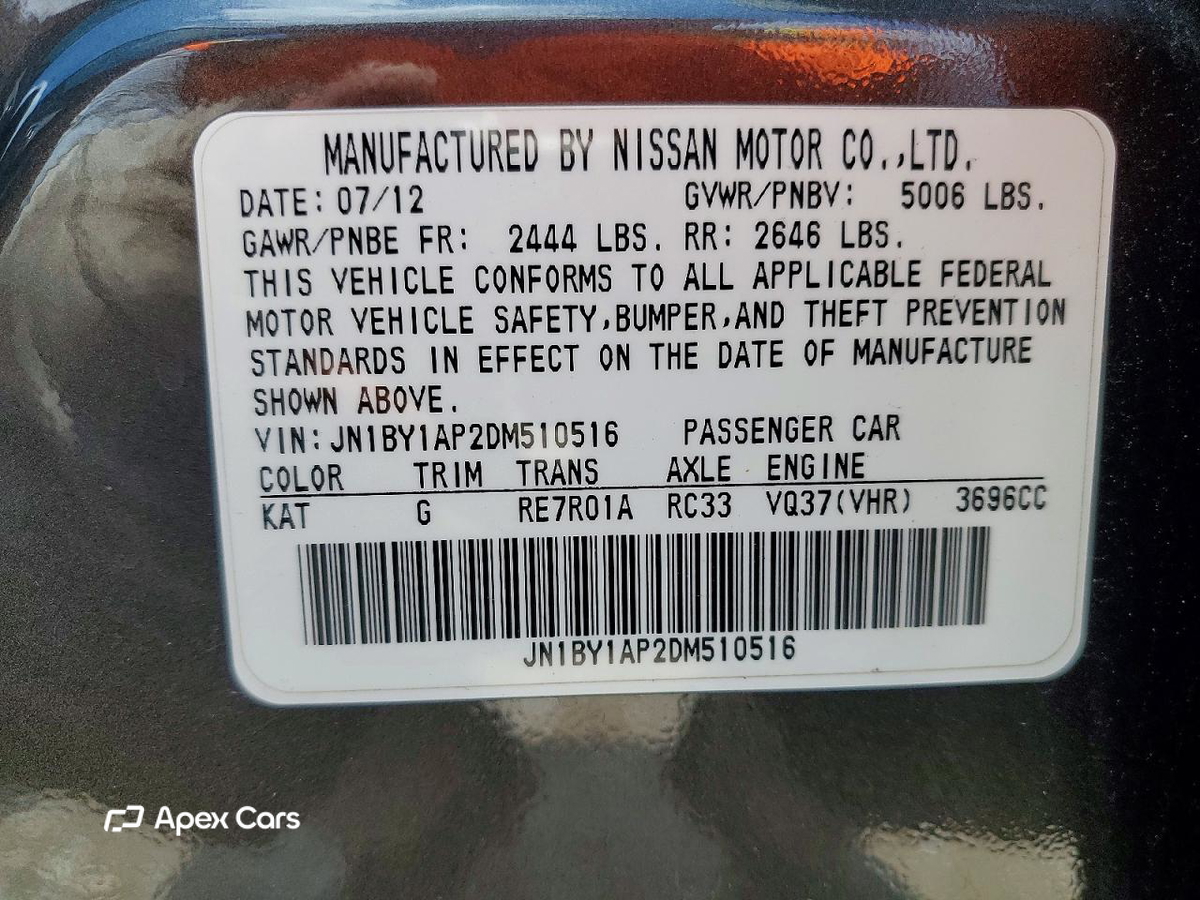 Infiniti M 2013
