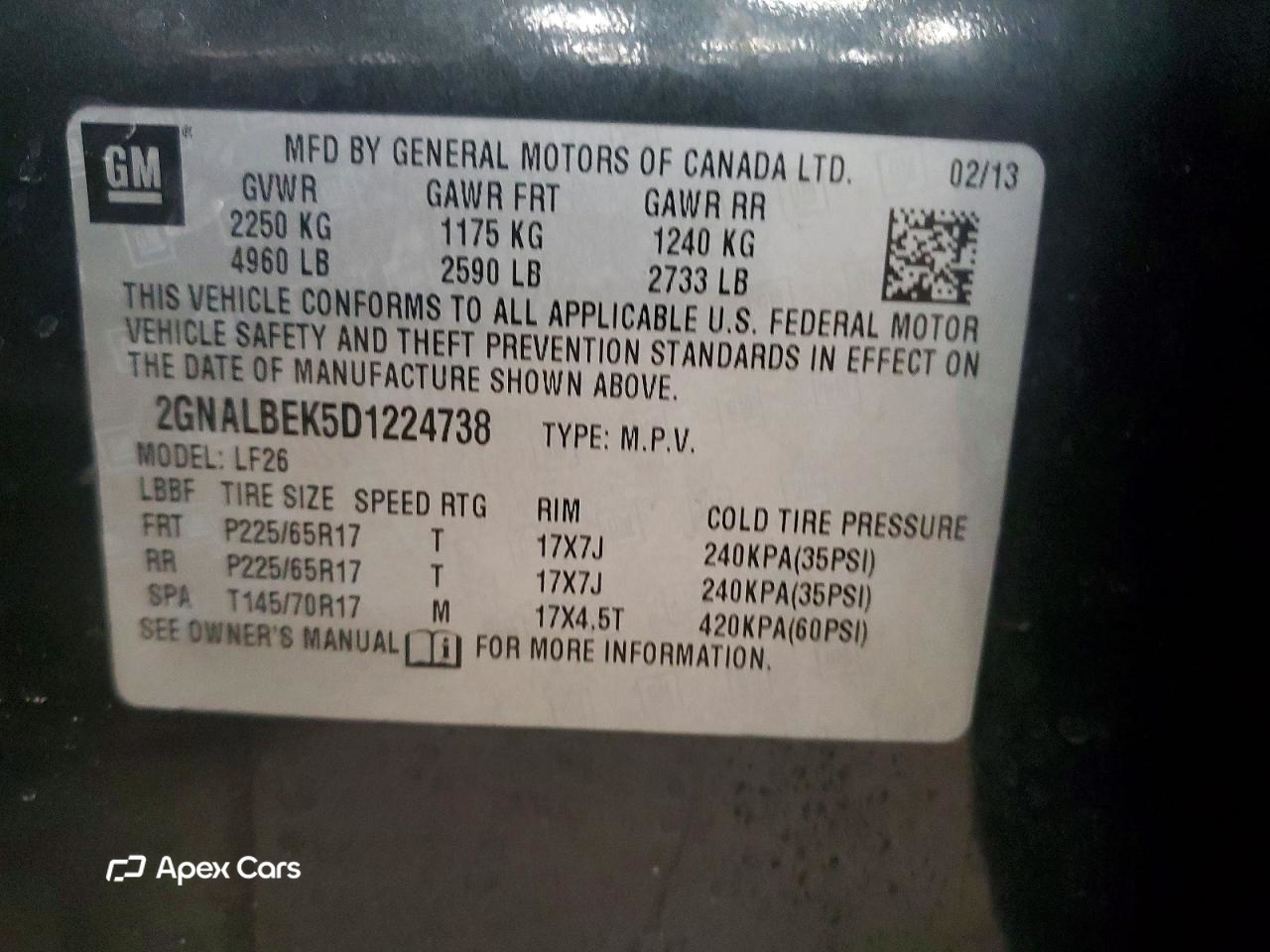 Chevrolet Equinox 2013