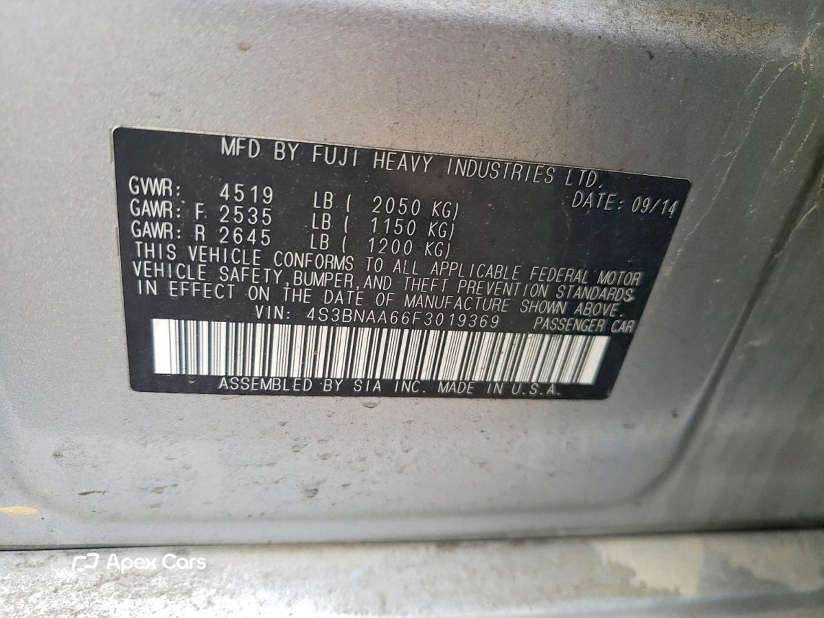 Subaru Legacy 2015