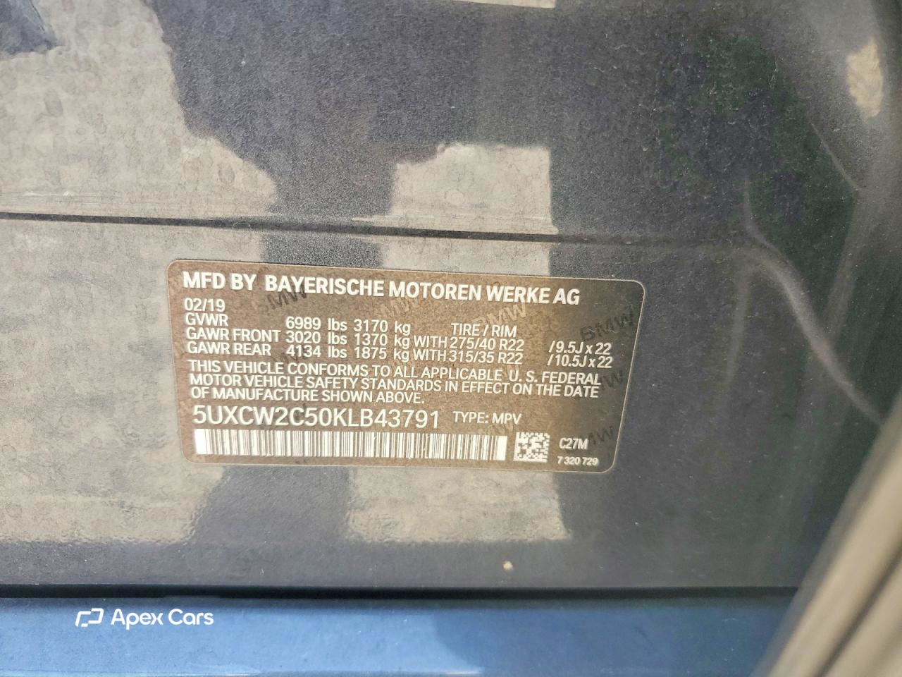 BMW X7 2019