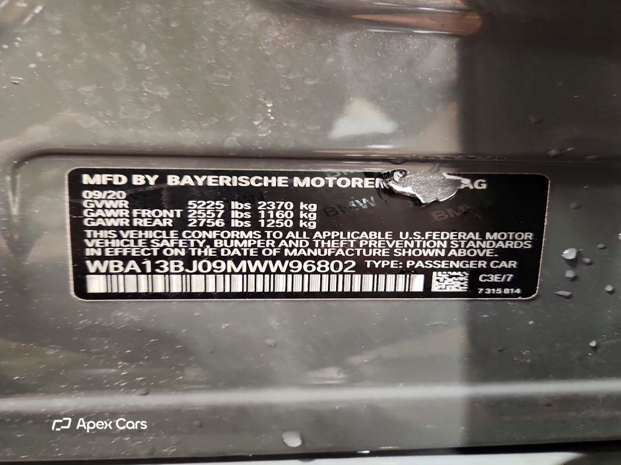 BMW Series 5 2021
