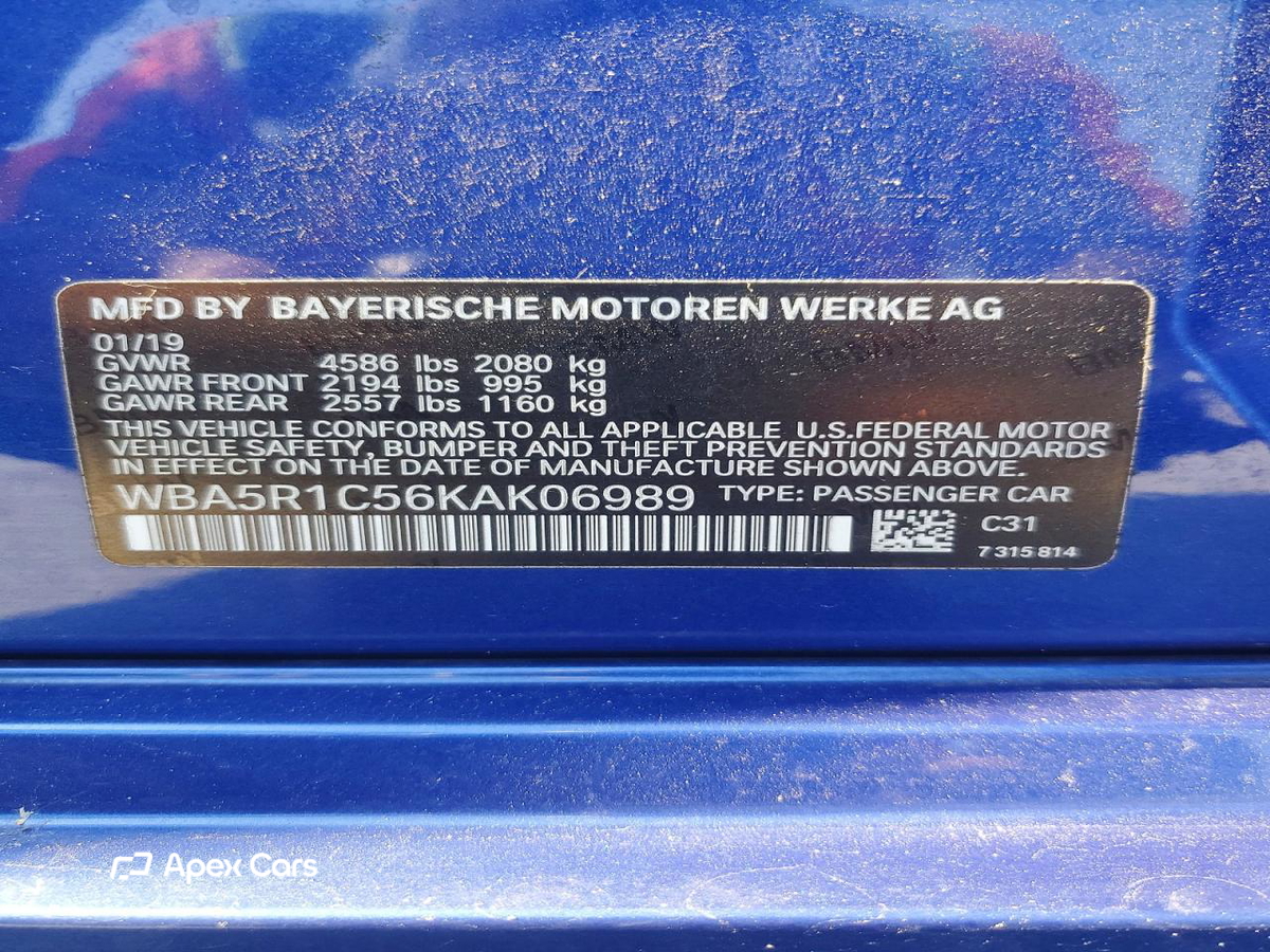 BMW Series 3 2019