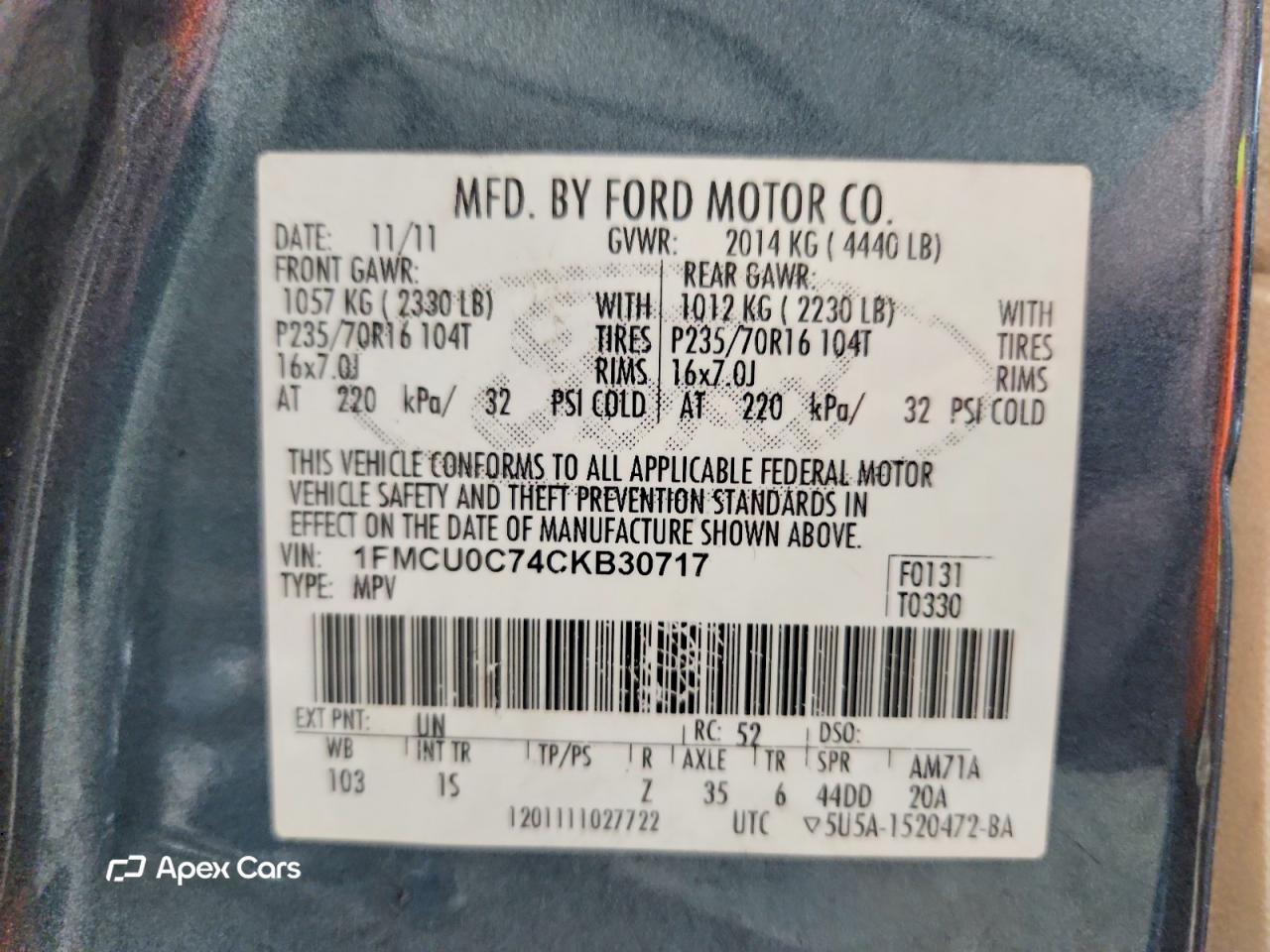 Ford Escape 2012