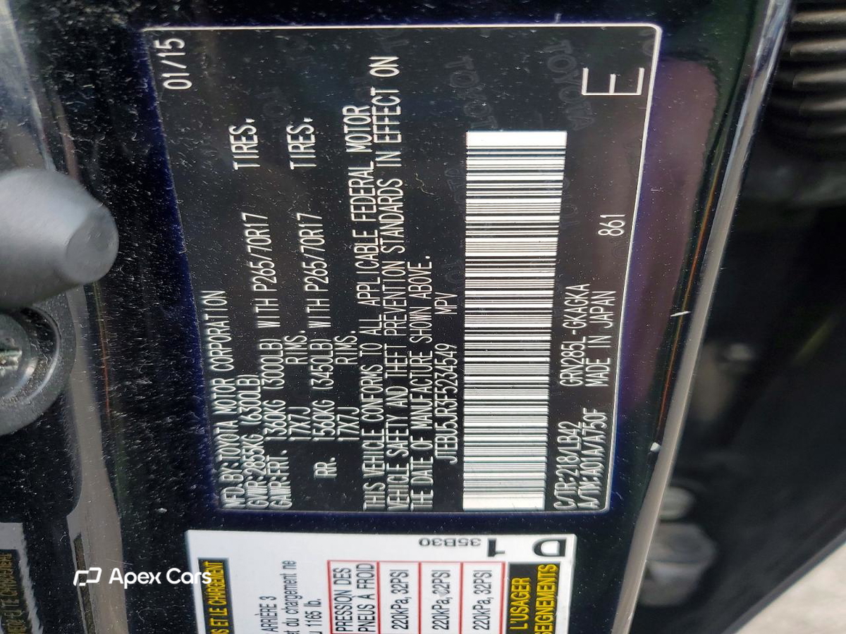Toyota 4Runner 2015