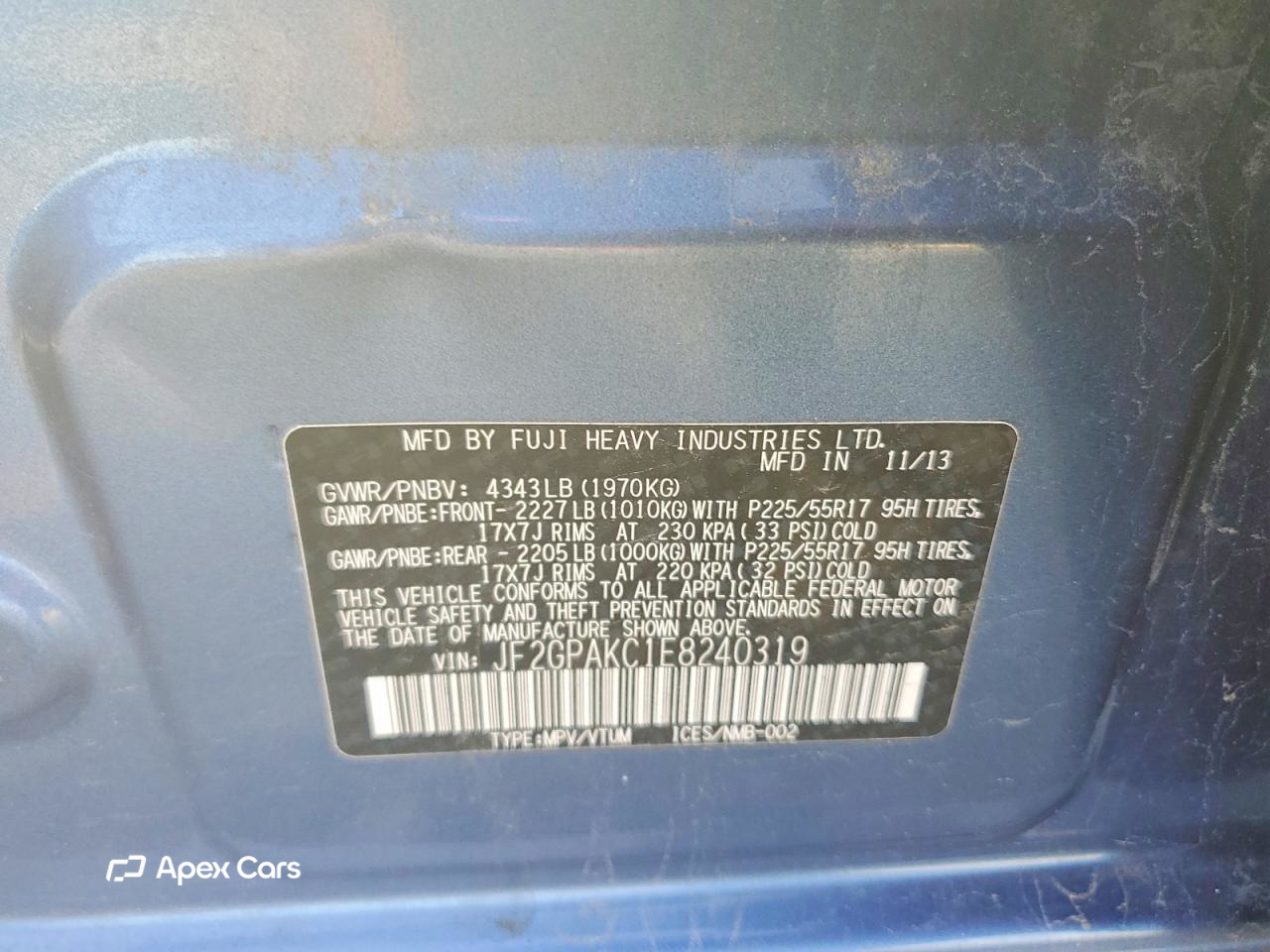Subaru XV 2014