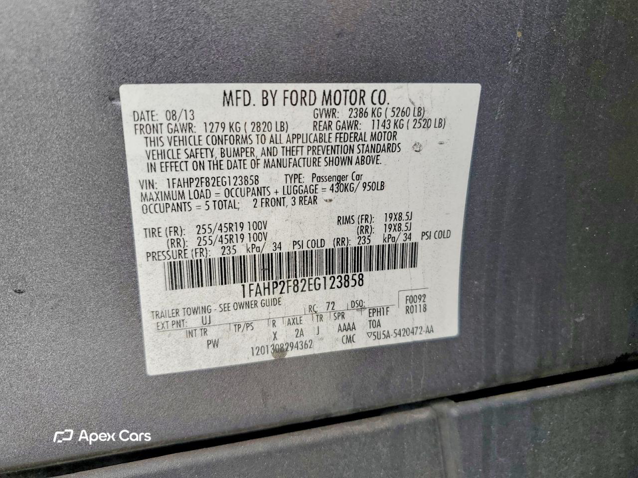Ford Taurus 2014