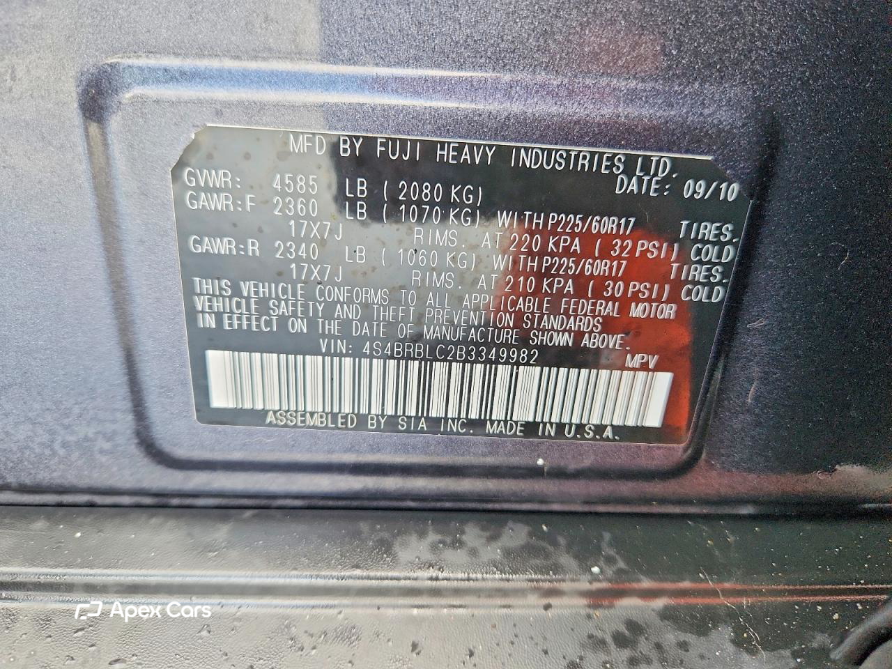 Subaru Outback 2011