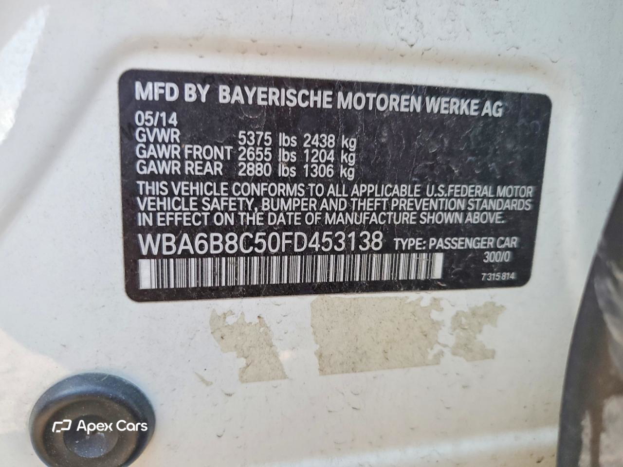 BMW Series 6 2015