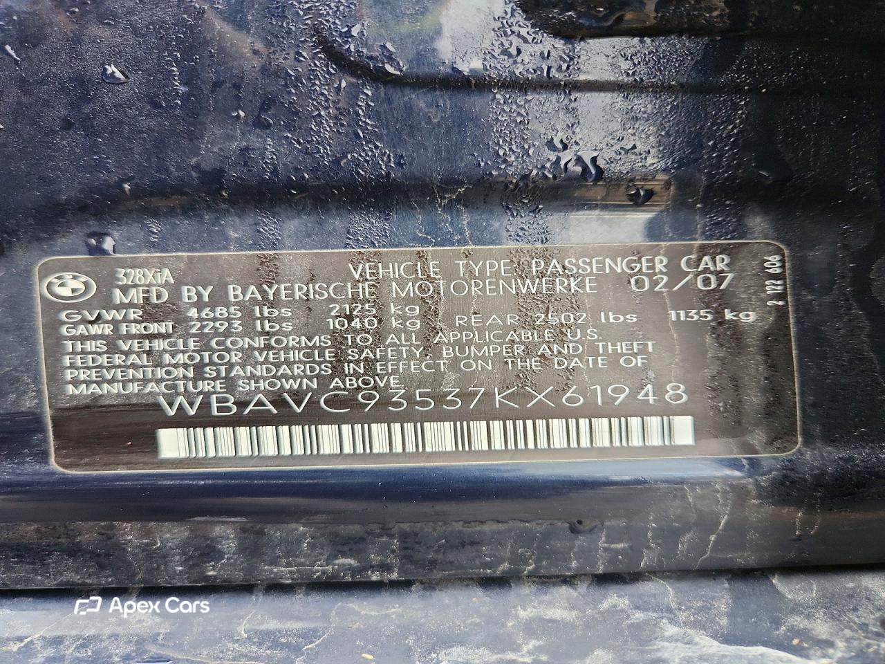 BMW Series 3 2007
