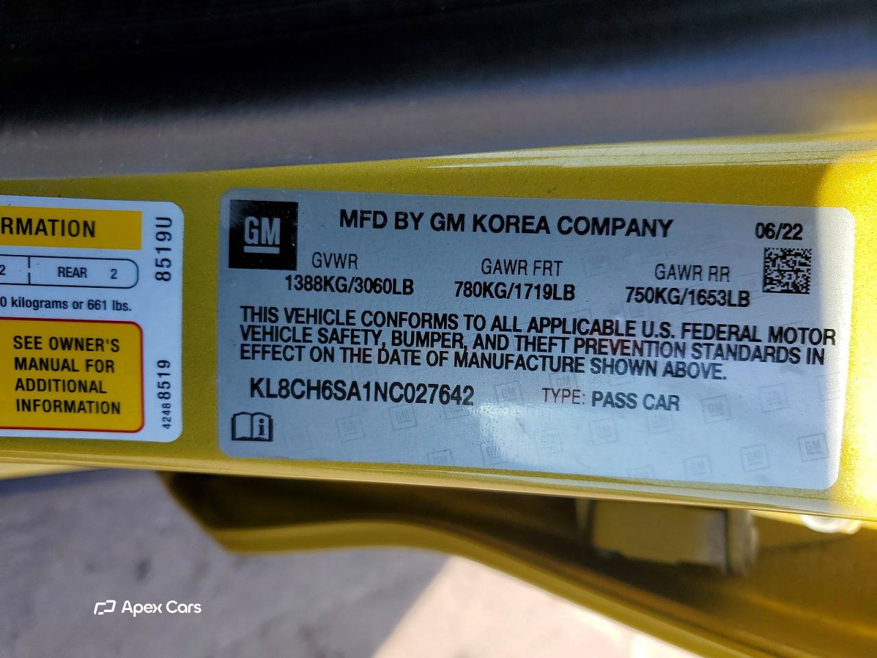 Chevrolet Spark 2022