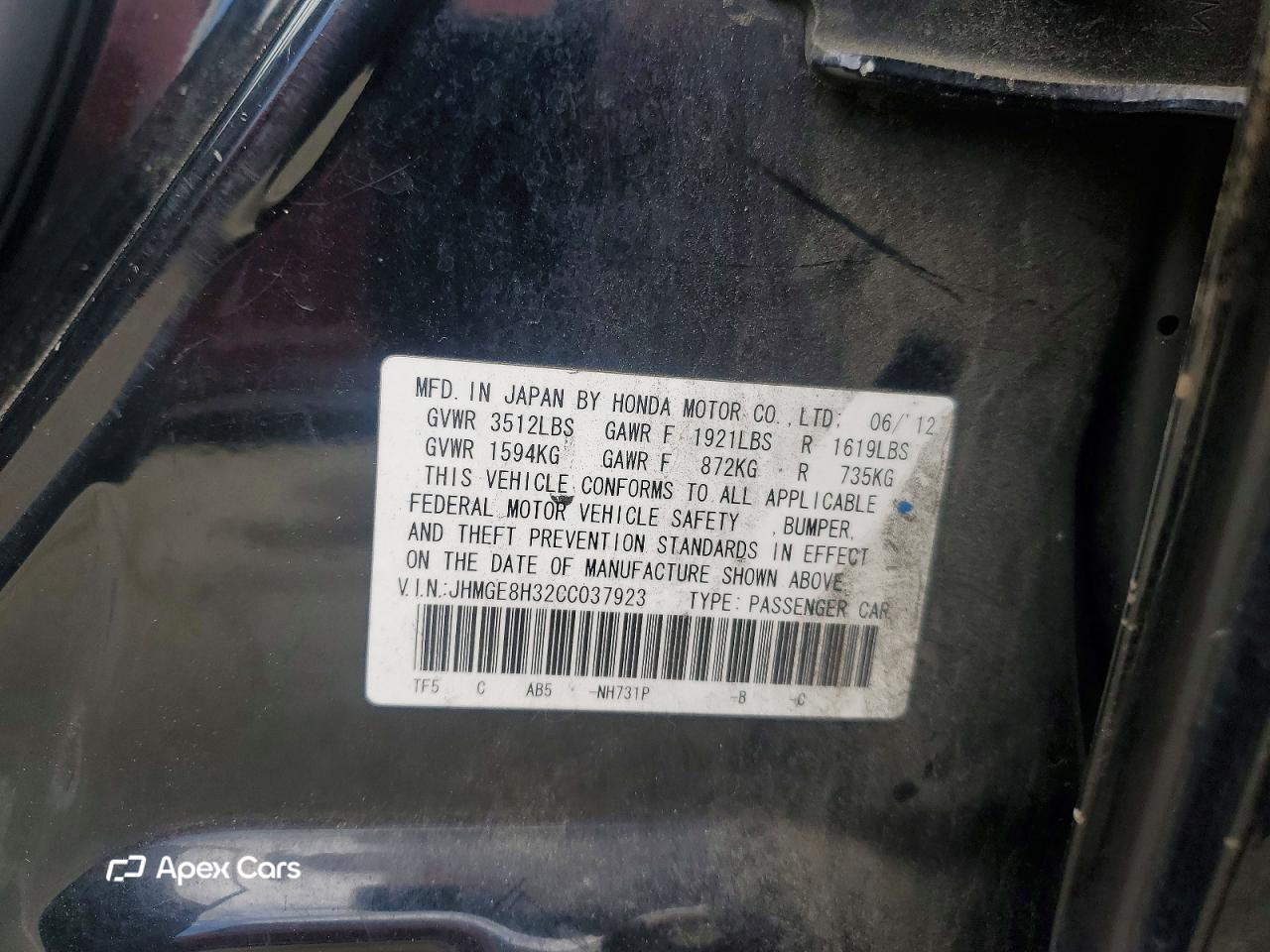 Honda Fit 2012
