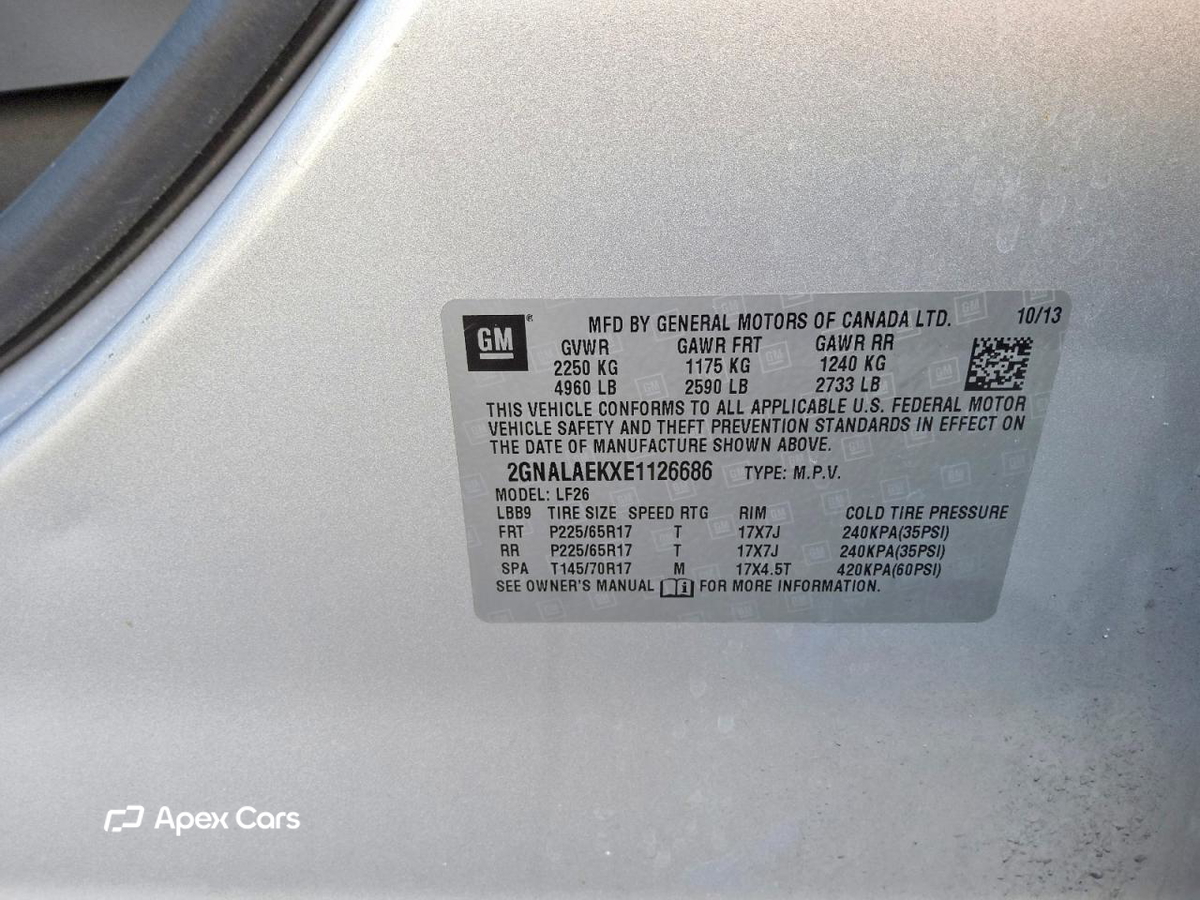 Chevrolet Equinox 2014