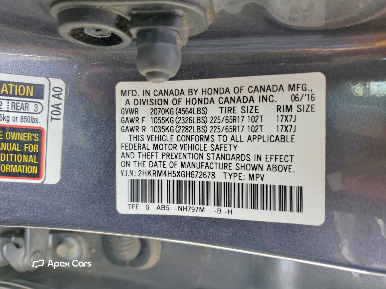 Honda CR-V 2016