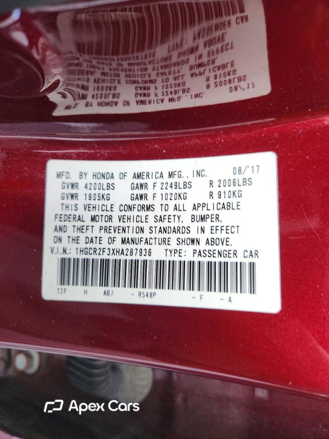 Honda Accord 2017