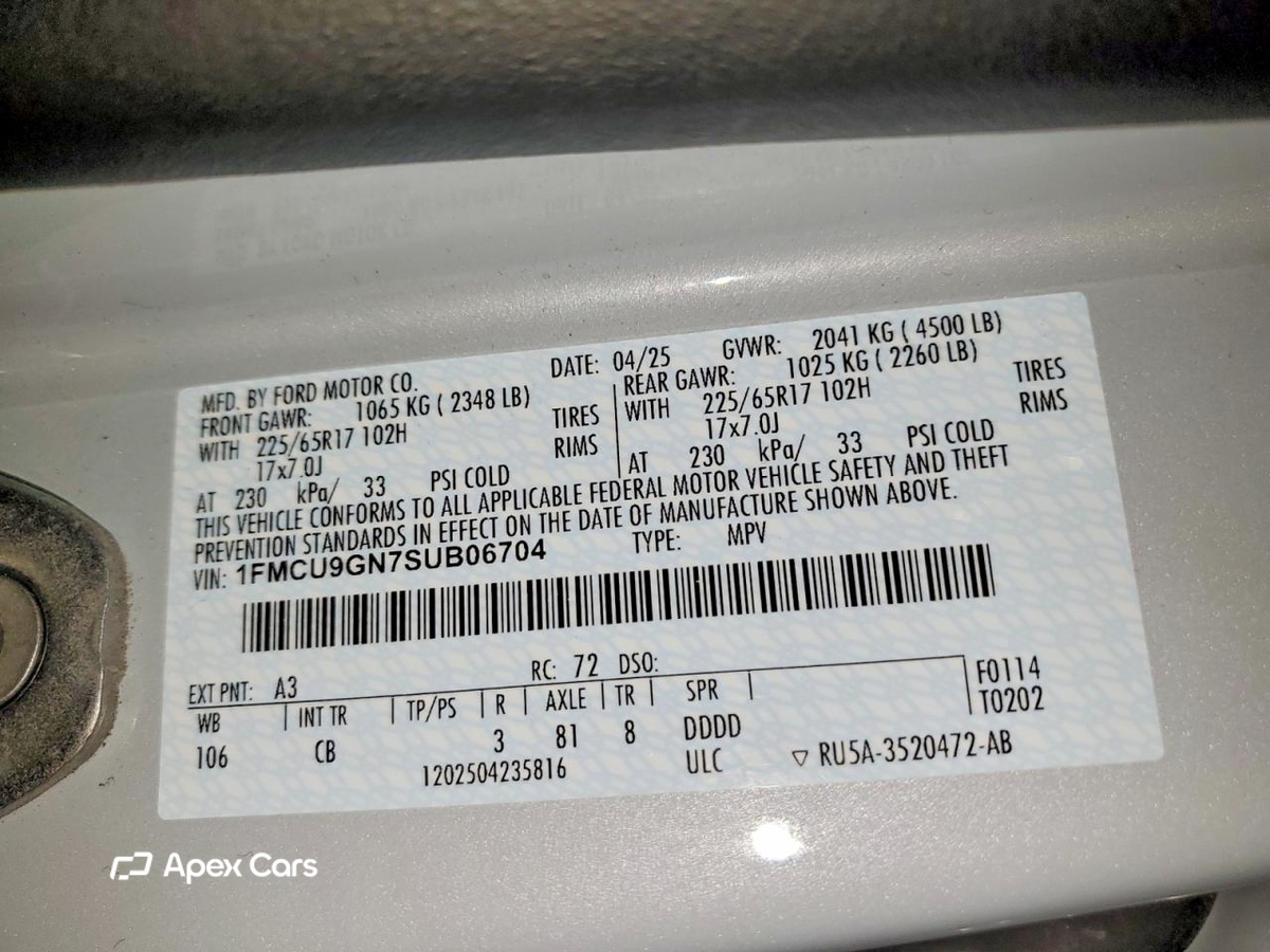 Ford Escape 2025