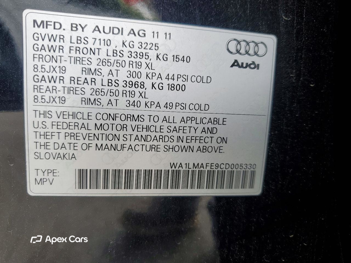 Audi Q7 2012