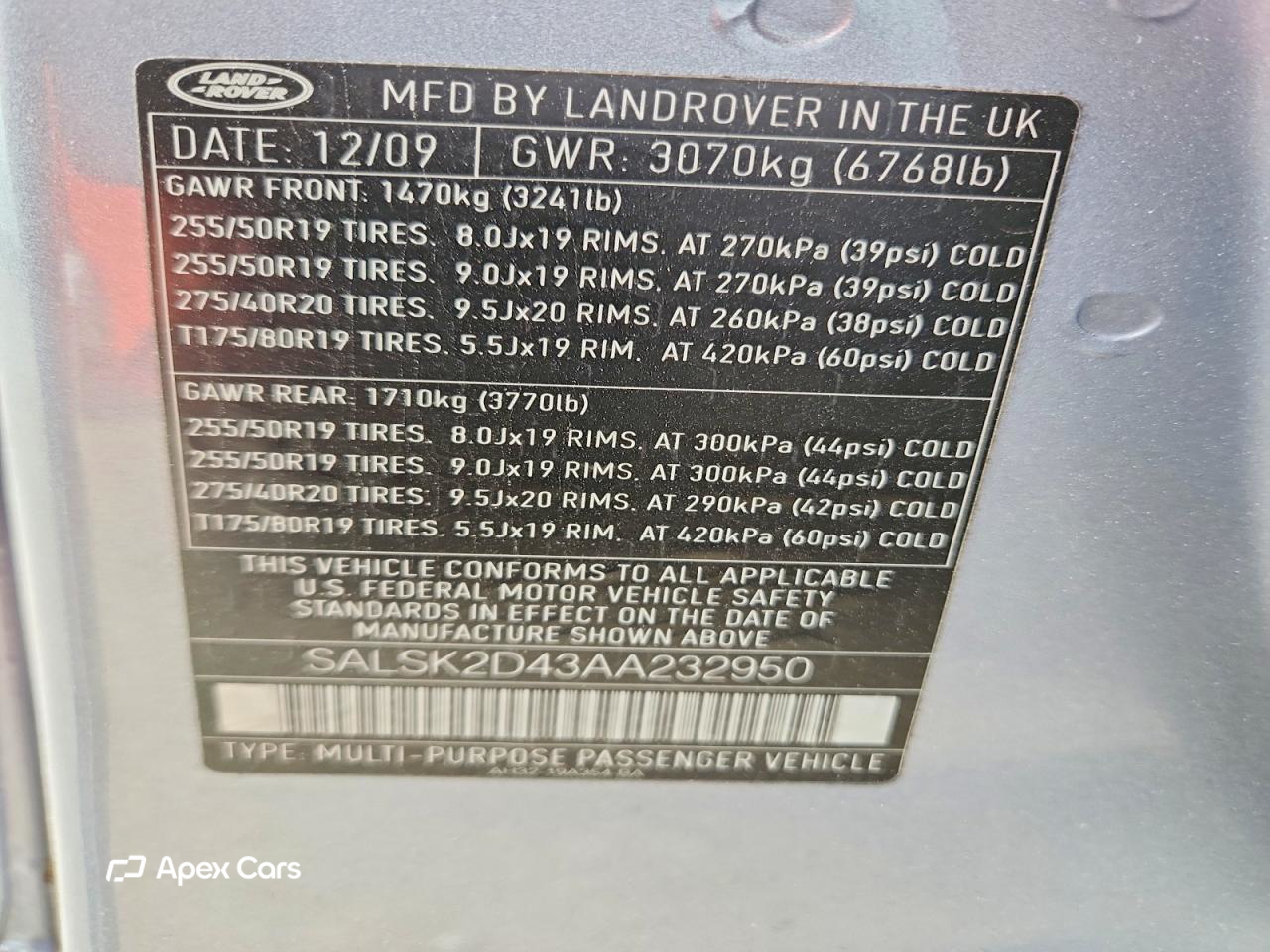 Land Rover Range Rover 2010