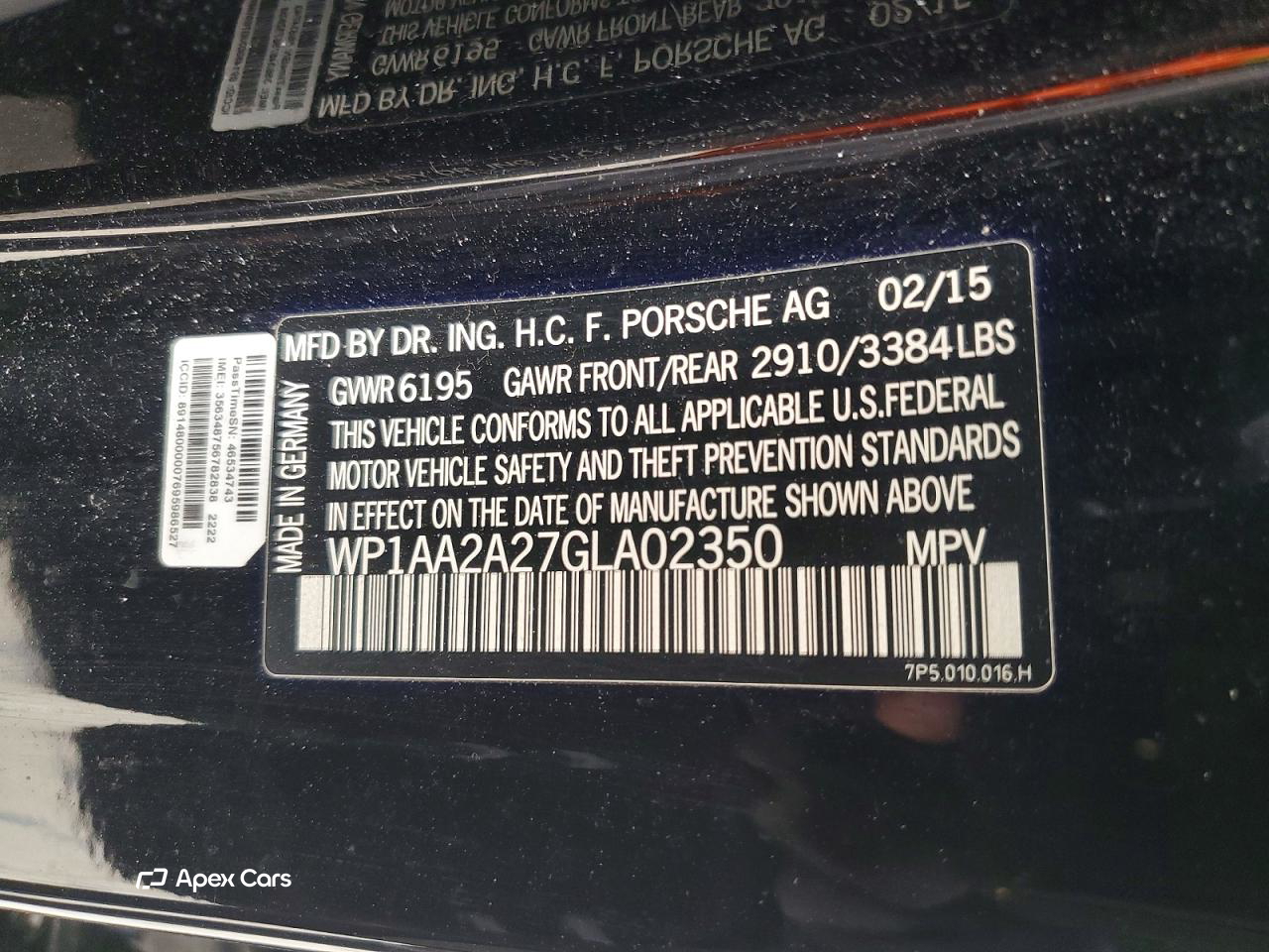 Porsche Cayenne 2016