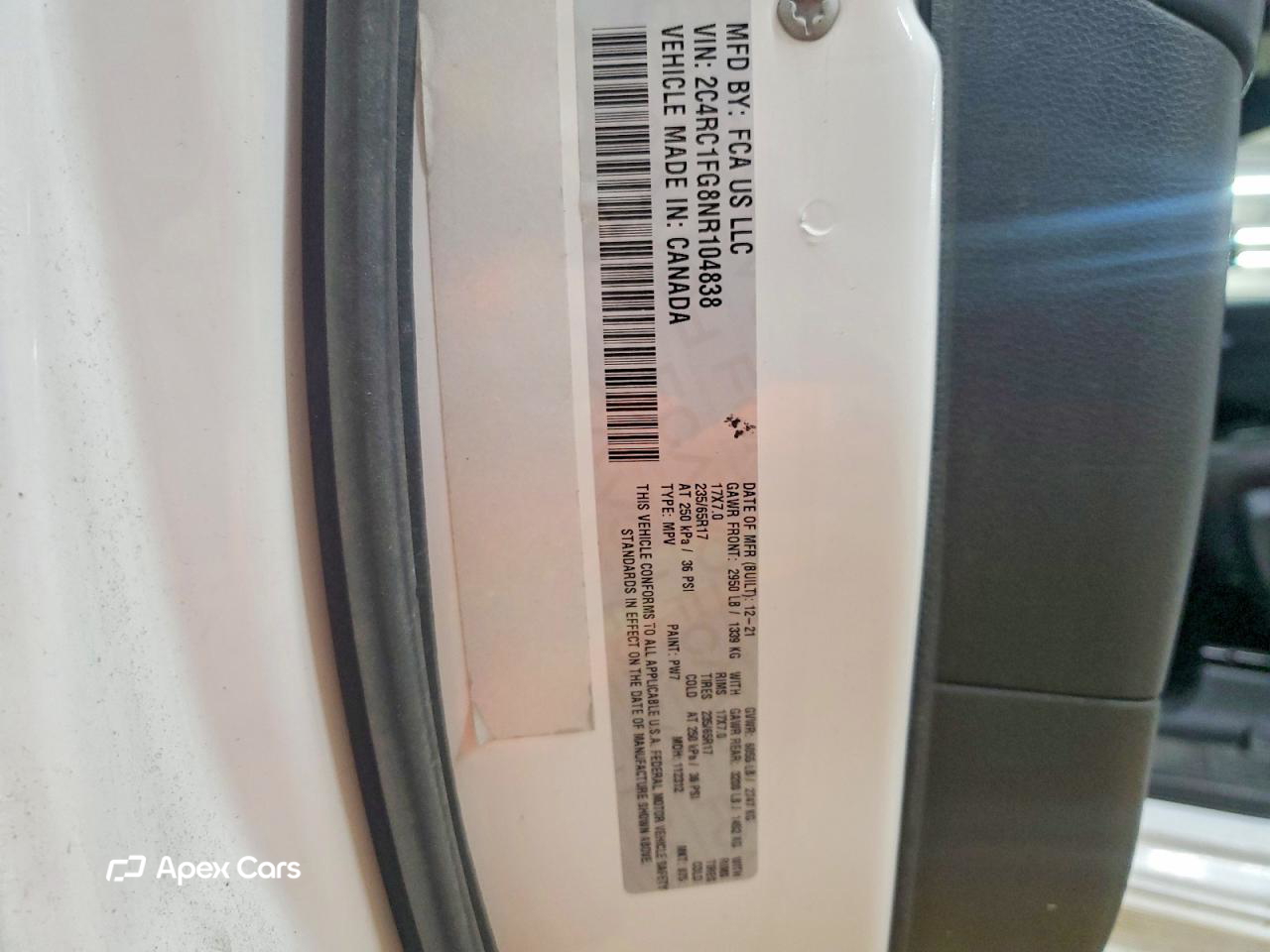 Chrysler Pacifica 2022