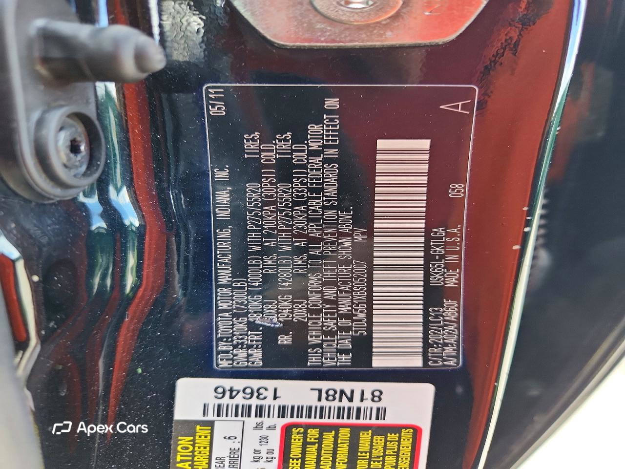 Toyota Sequoia 2011