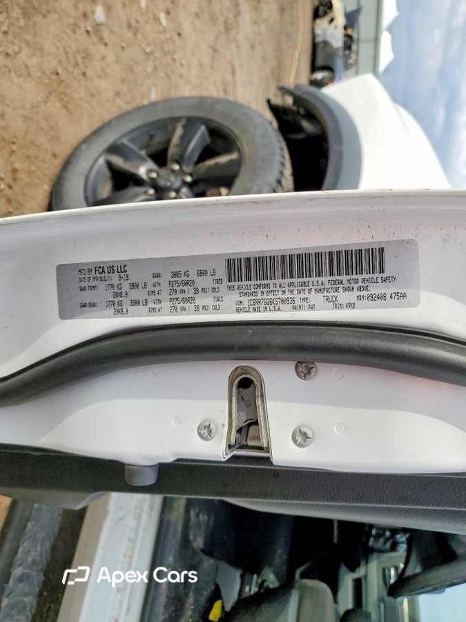 RAM 1500 2019