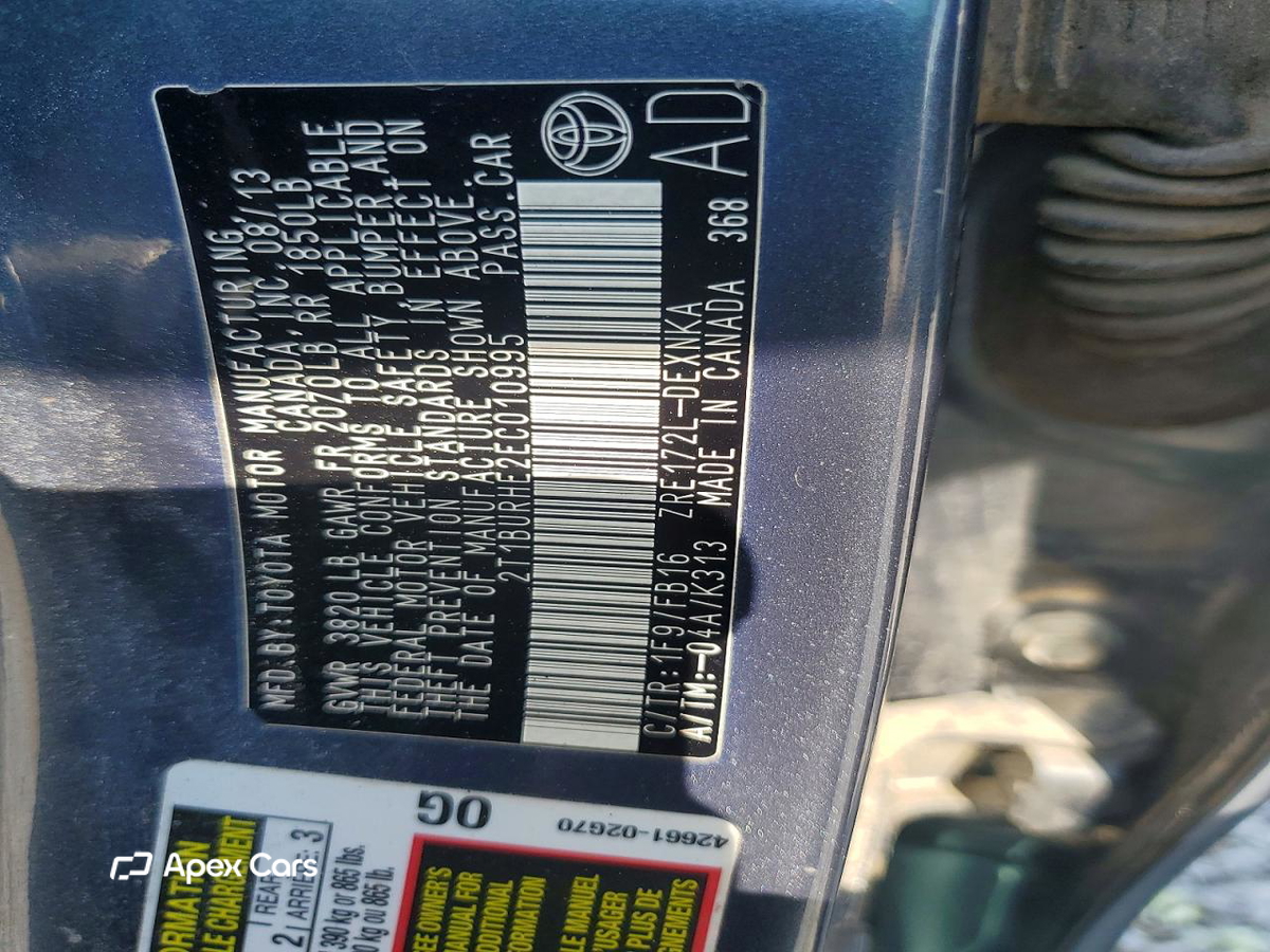 Toyota Corolla 2014