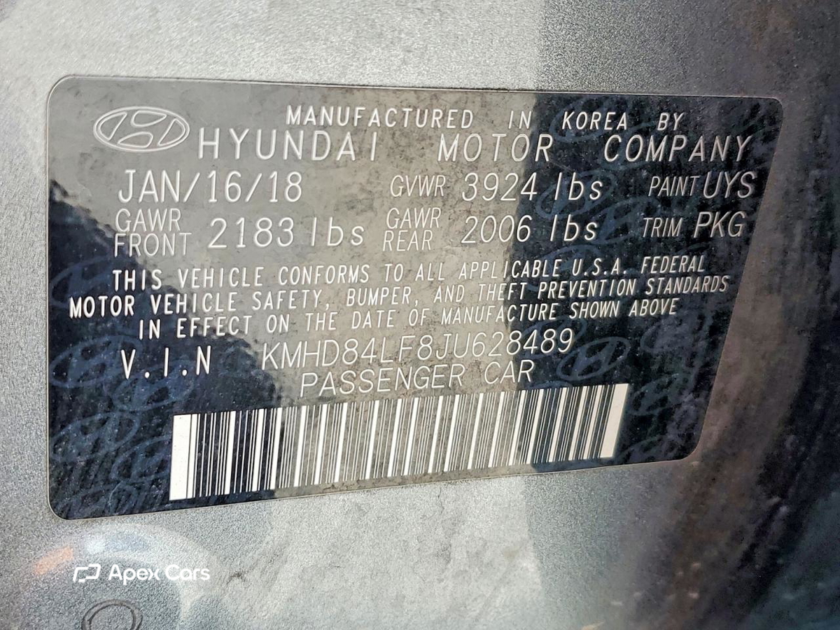 Hyundai Elantra 2018