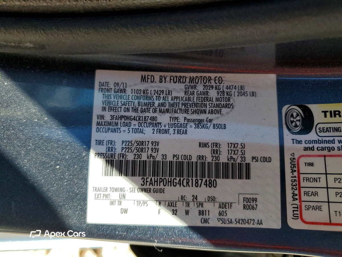 Ford Fusion 2012