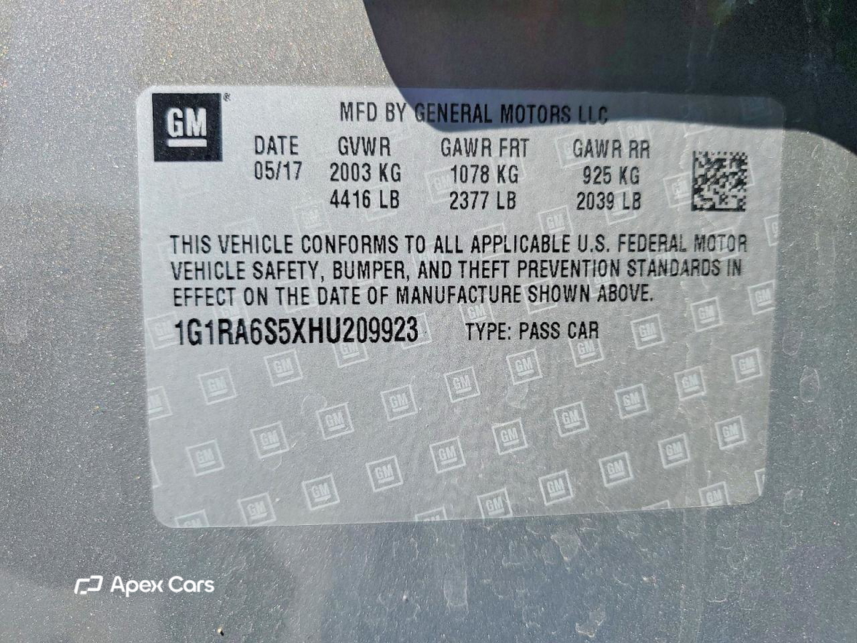 Chevrolet Volt 2017