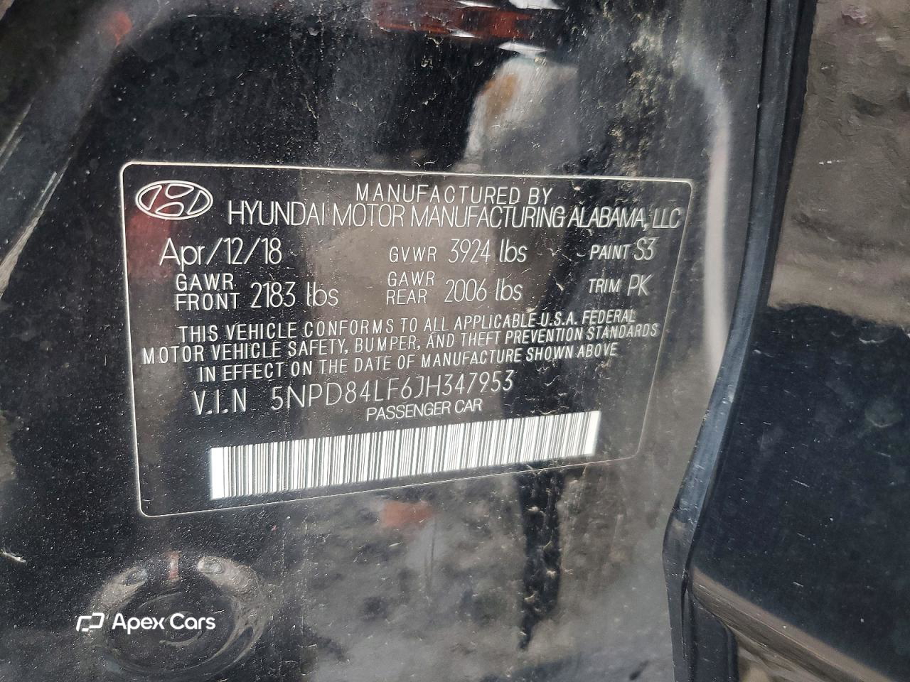 Hyundai Elantra 2018