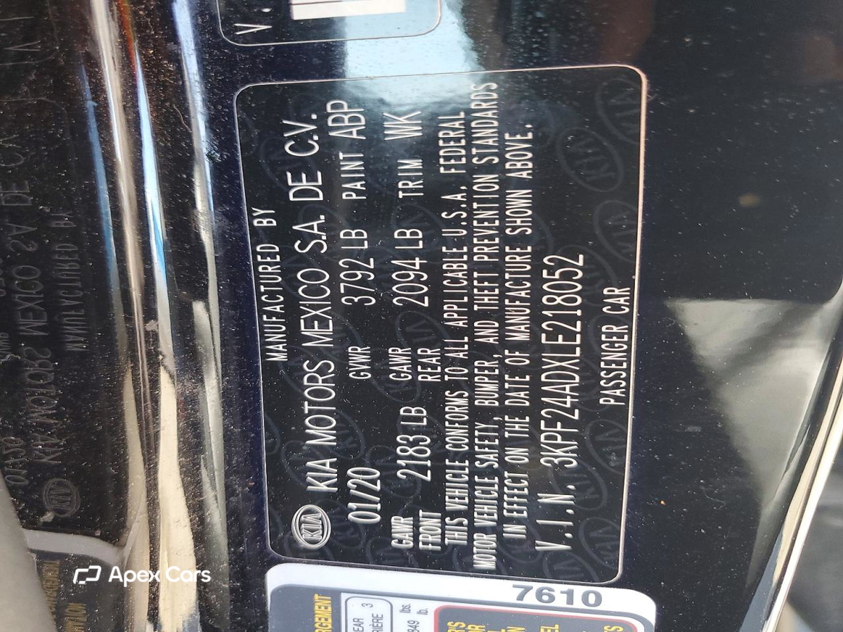 Kia Forte 2020