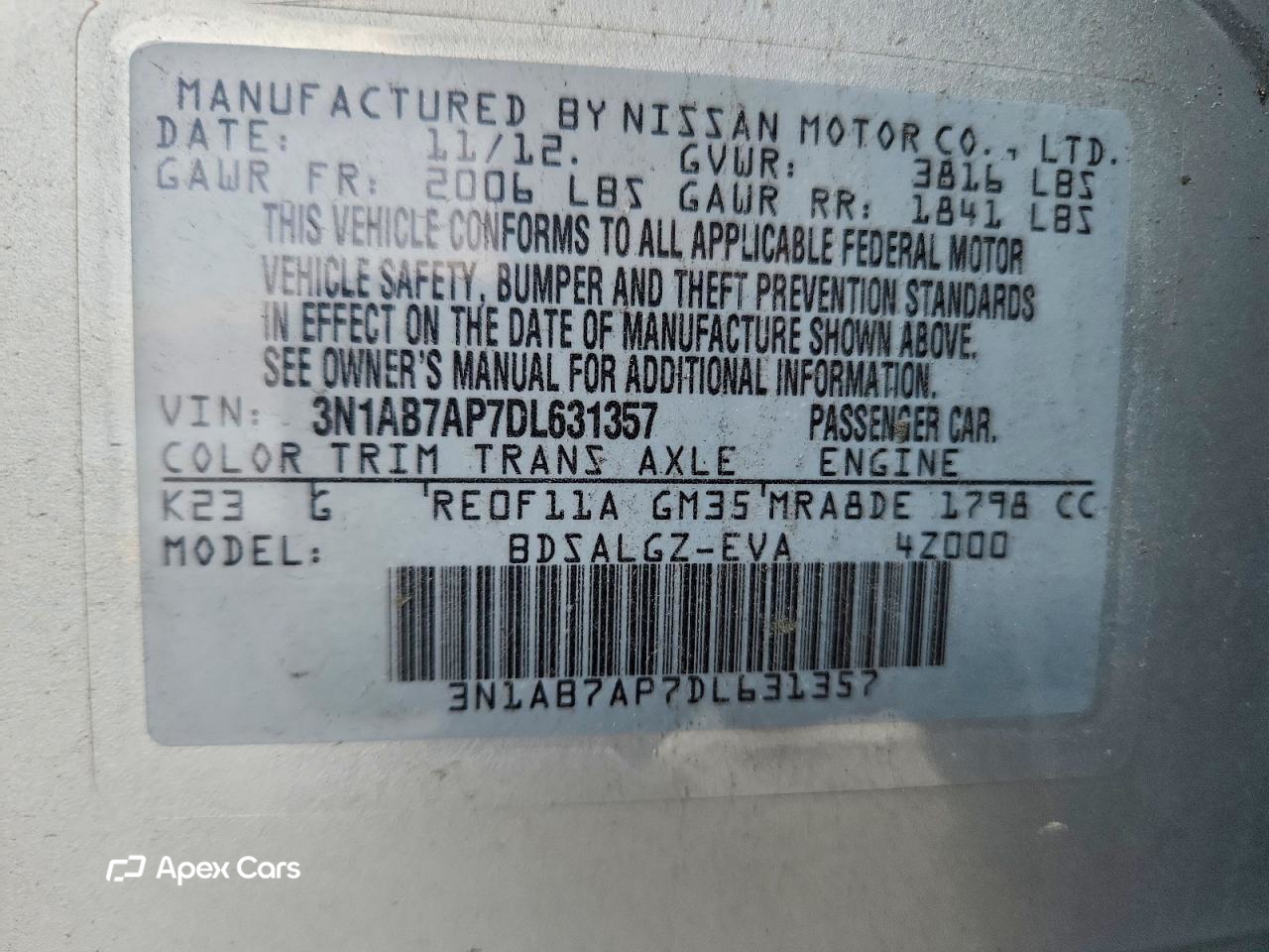 Nissan Sentra 2013