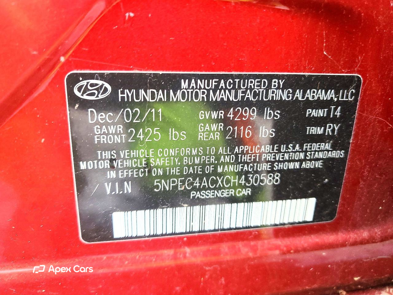 Hyundai Sonata 2012
