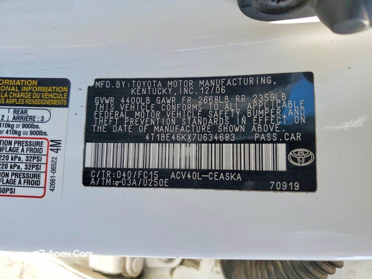 Toyota Camry 2007
