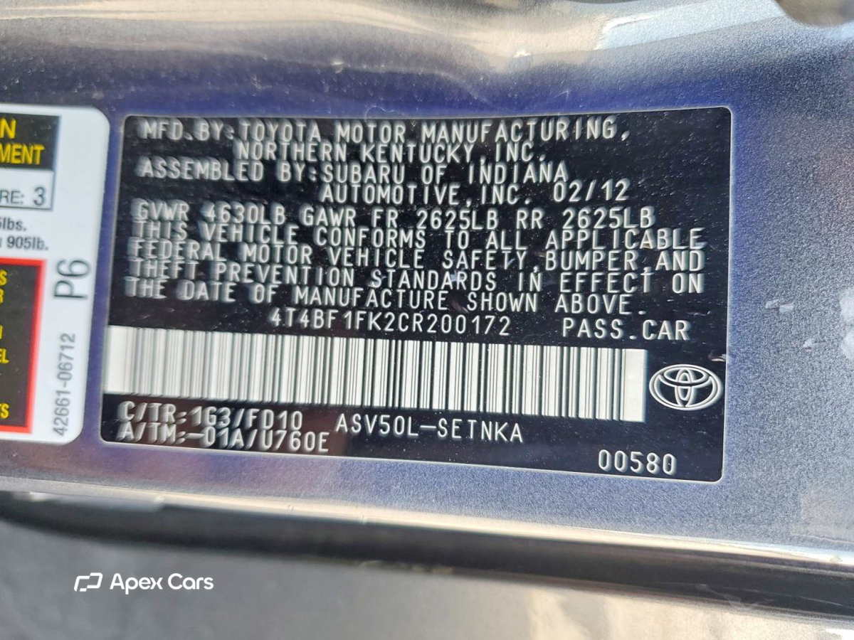 Toyota Camry 2012